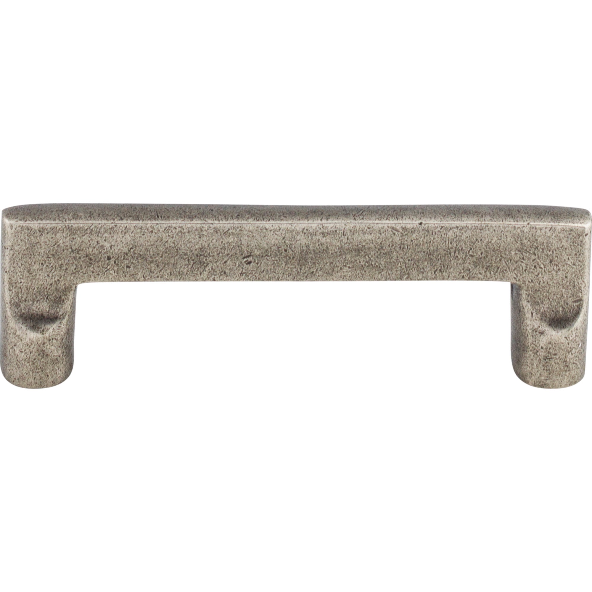 Aspen Flat Sided 4" Center to Center Bar Pull - Silicon Bronze Light