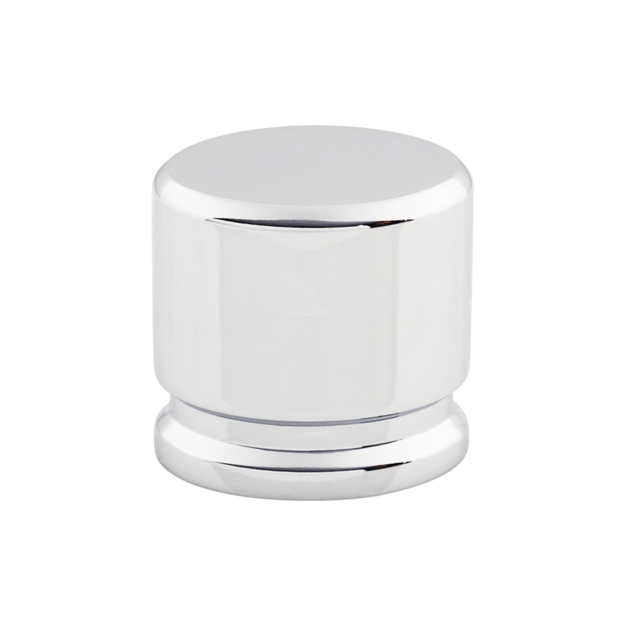 Oval 1 1/8" Length Oval Knob - Polished Chrome