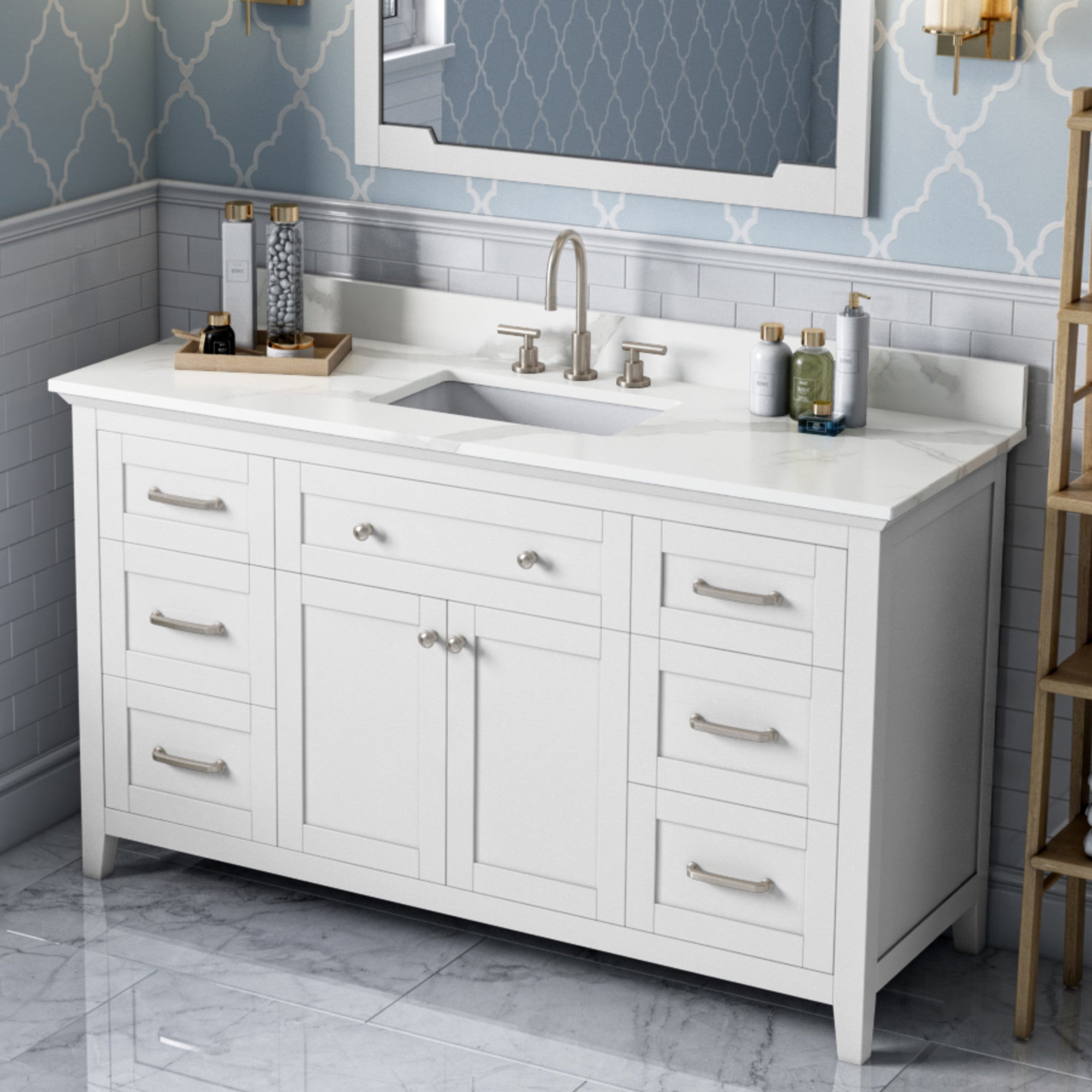 60" Chatham Vanity – White