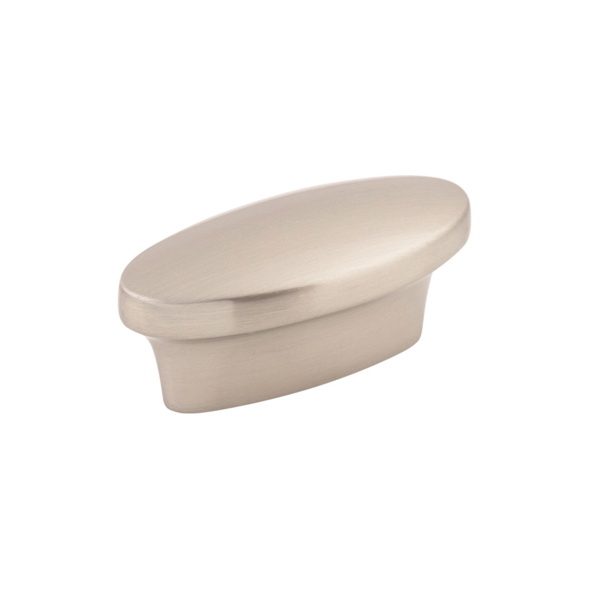 Oval 5/8" Center to Center Bar Pull - Brushed Satin Nickel