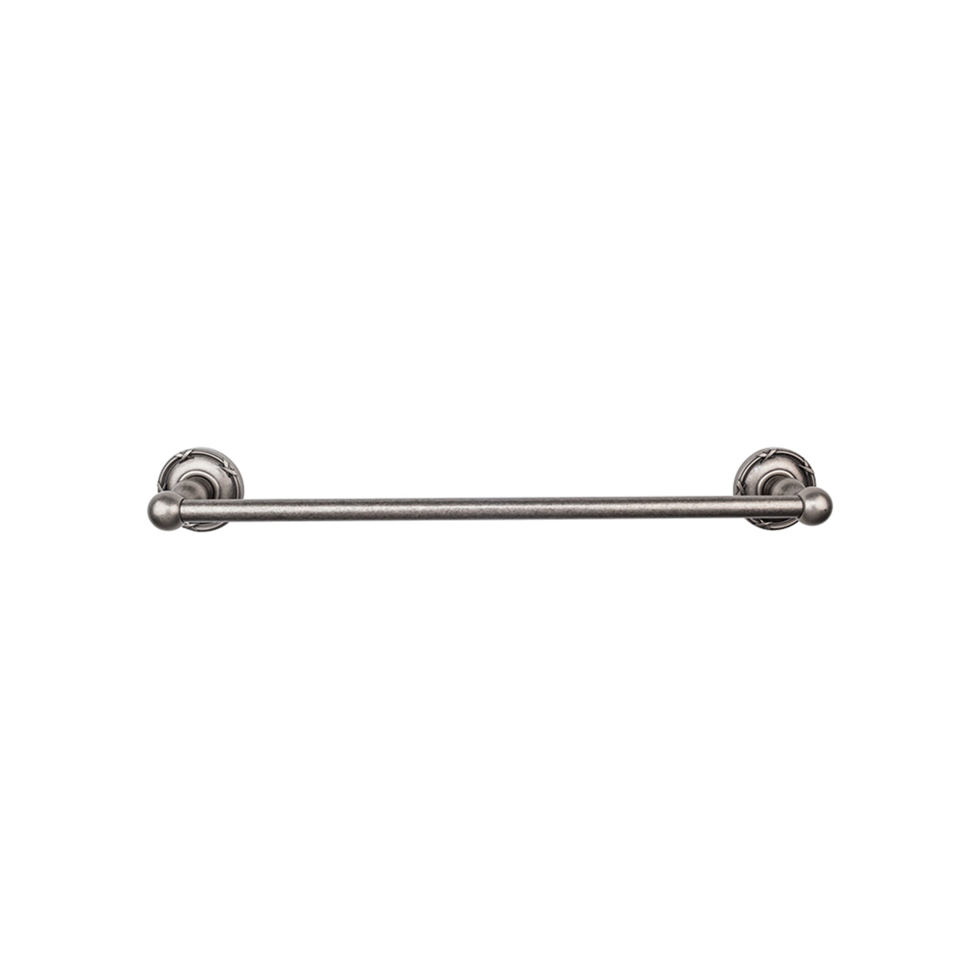 TOP BATH (R) Edwardian Bath Single 26 1/2" Wall Mounted Towel Bar - Antique Pewter
