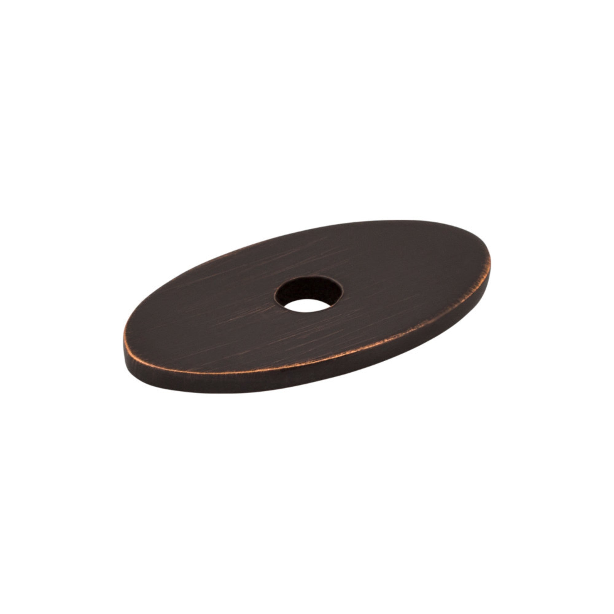 Oval Knob Backplate - Tuscan Bronze
