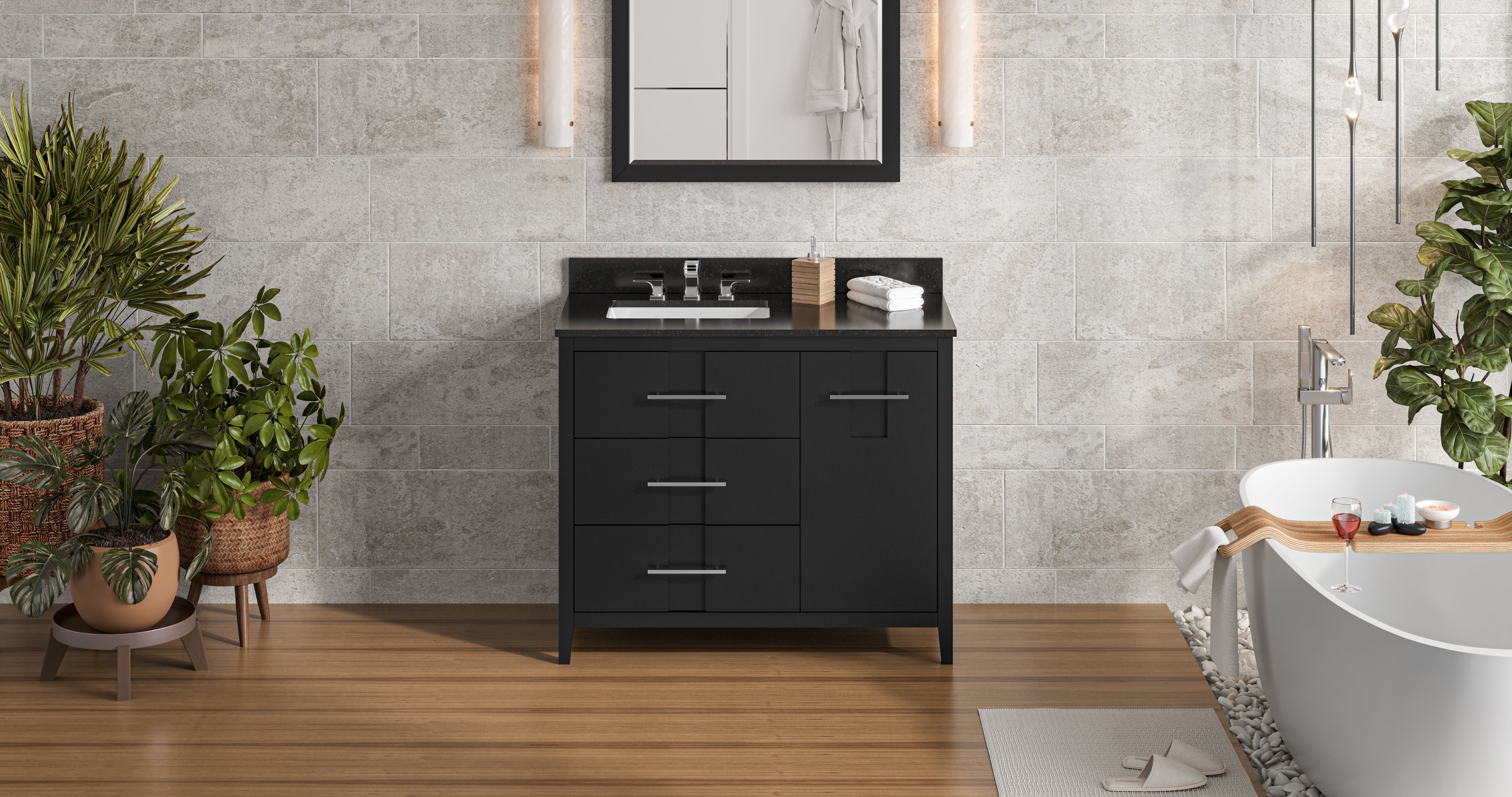 42" Katara Vanity – Left Offset