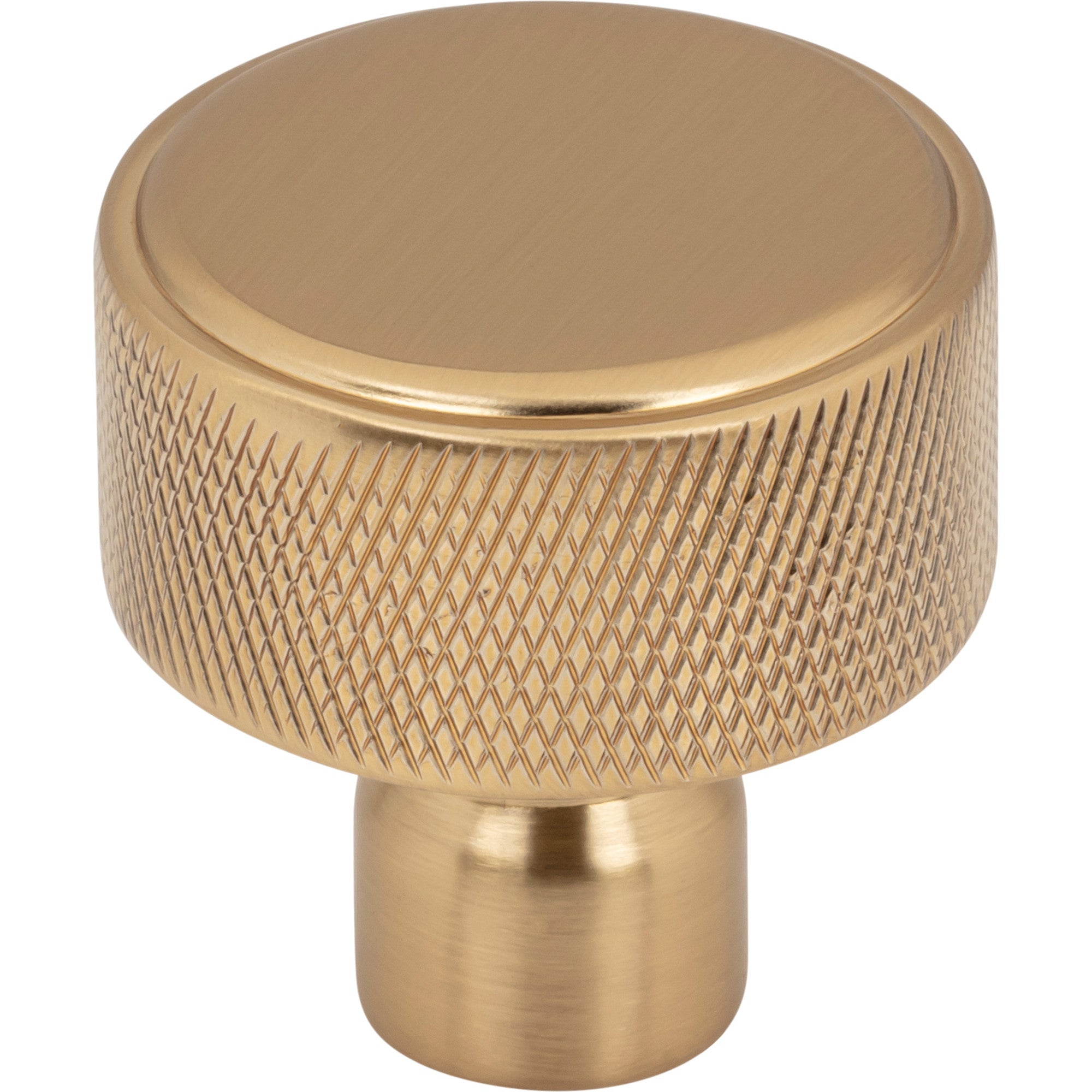 Garrison Round Knob - Honey Bronze