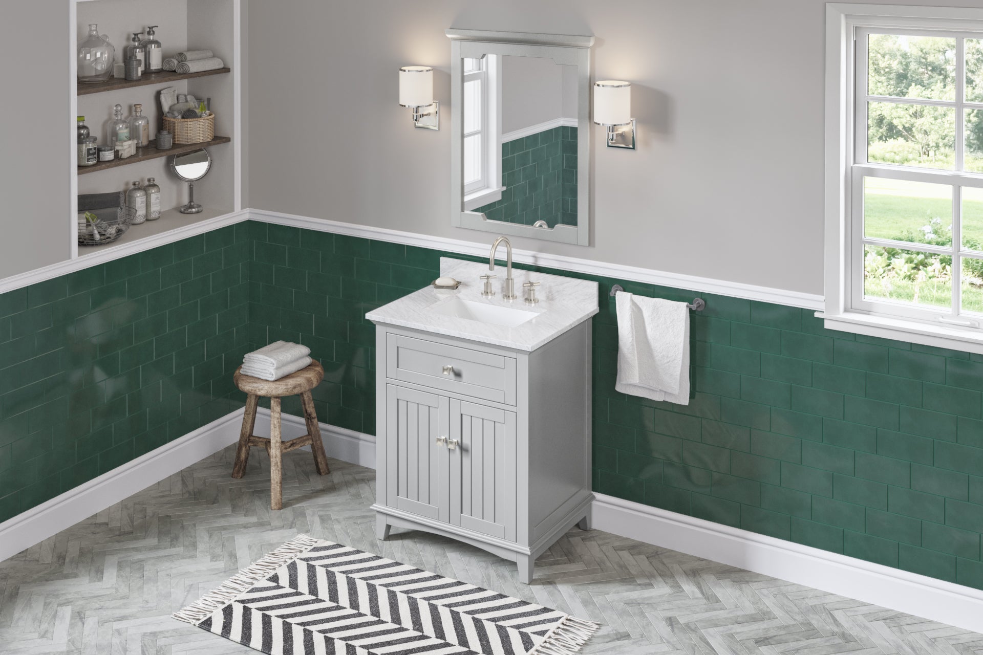 30" Savino Vanity – Grey