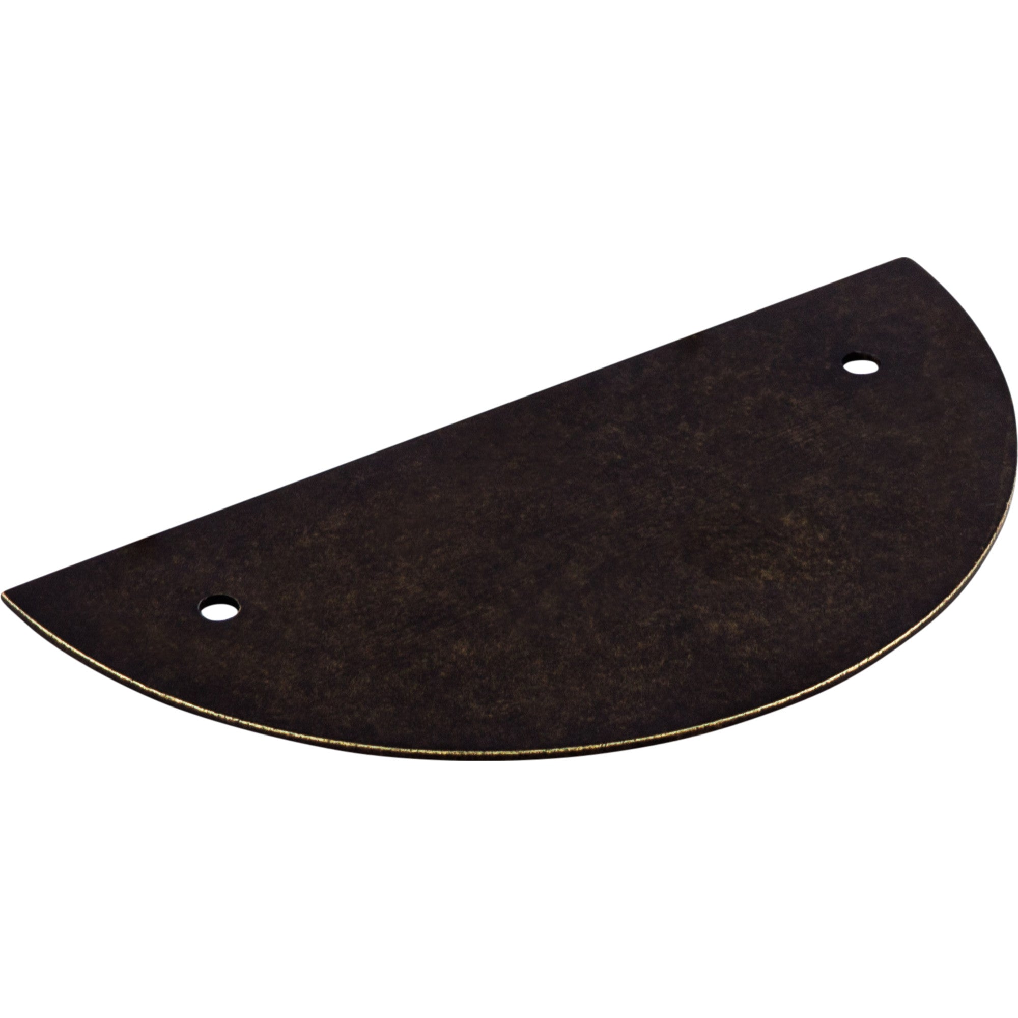 Half Circle 3 1/2" Center to Center Pull Backplate - German Bronze