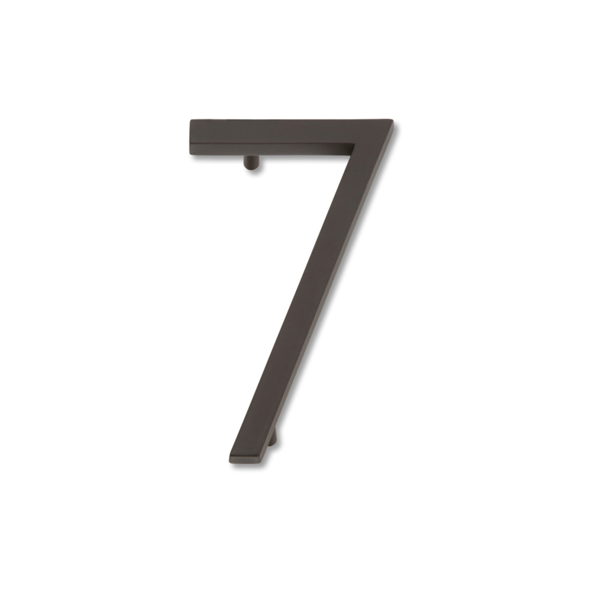 Modern Avalon 4-1/2" H Surface Mount House Number - Aged Bronze