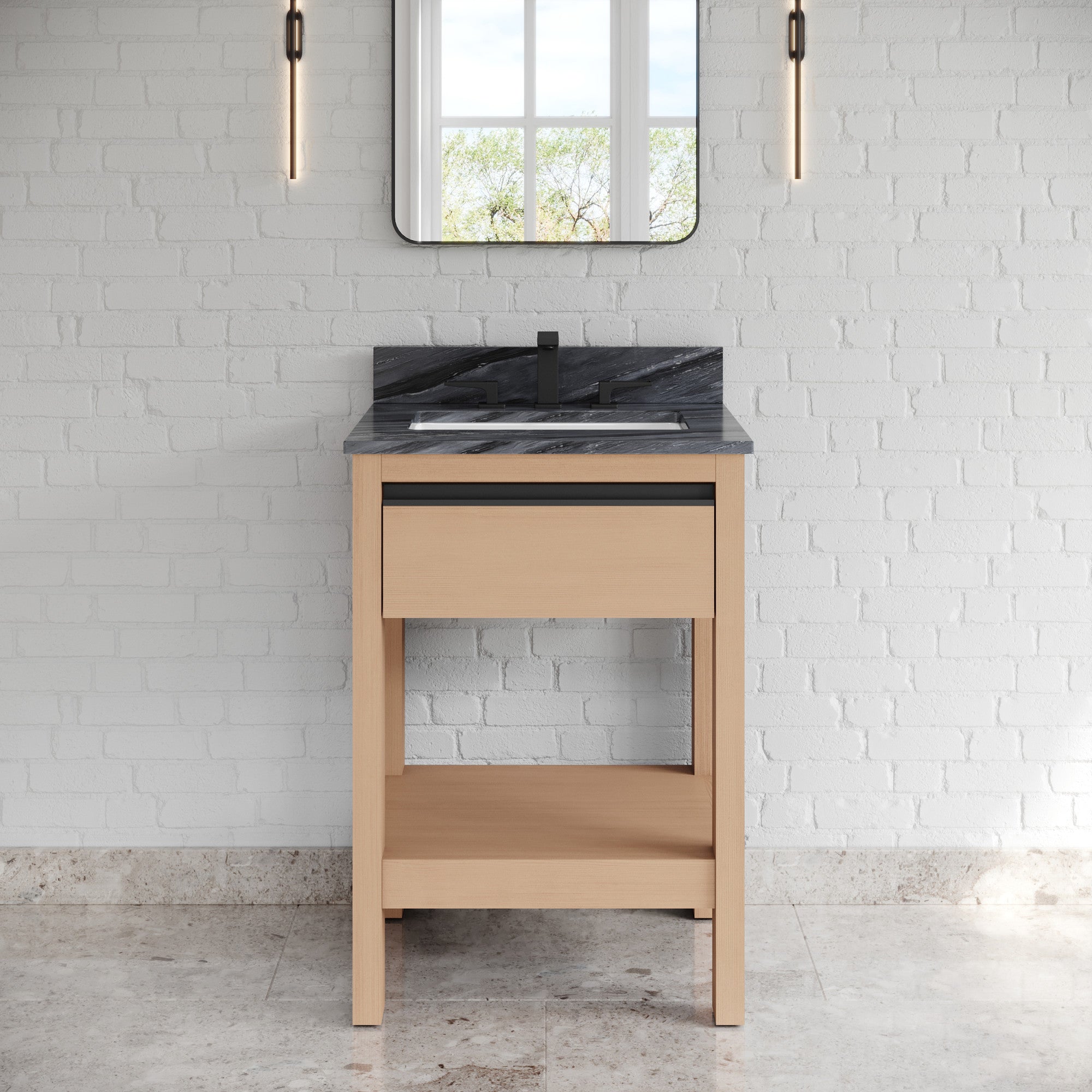 24" Jubilee Vanity – Natural Oak