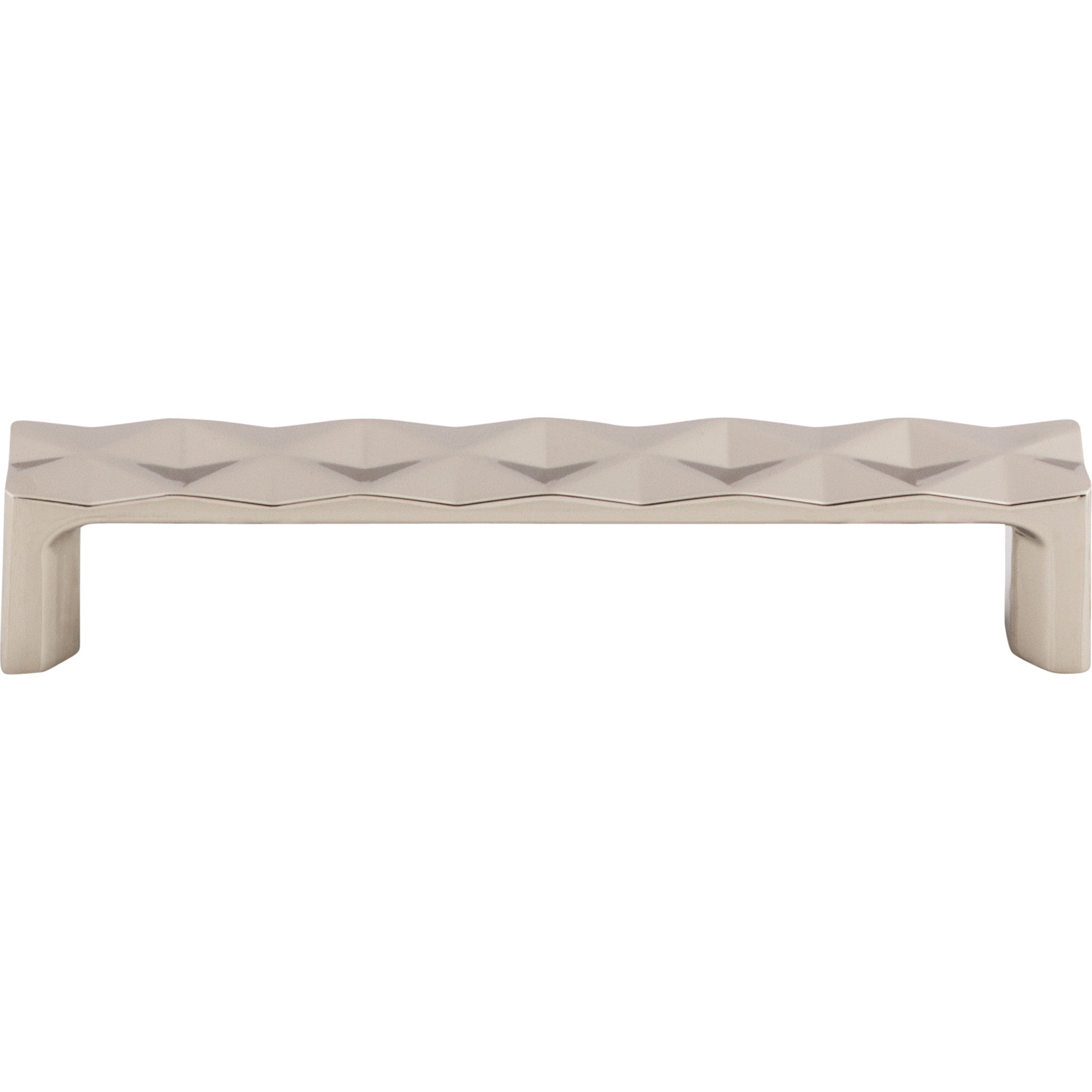 Quilted 5 1/16" Center to Center Bar Pull - Polished Nickel