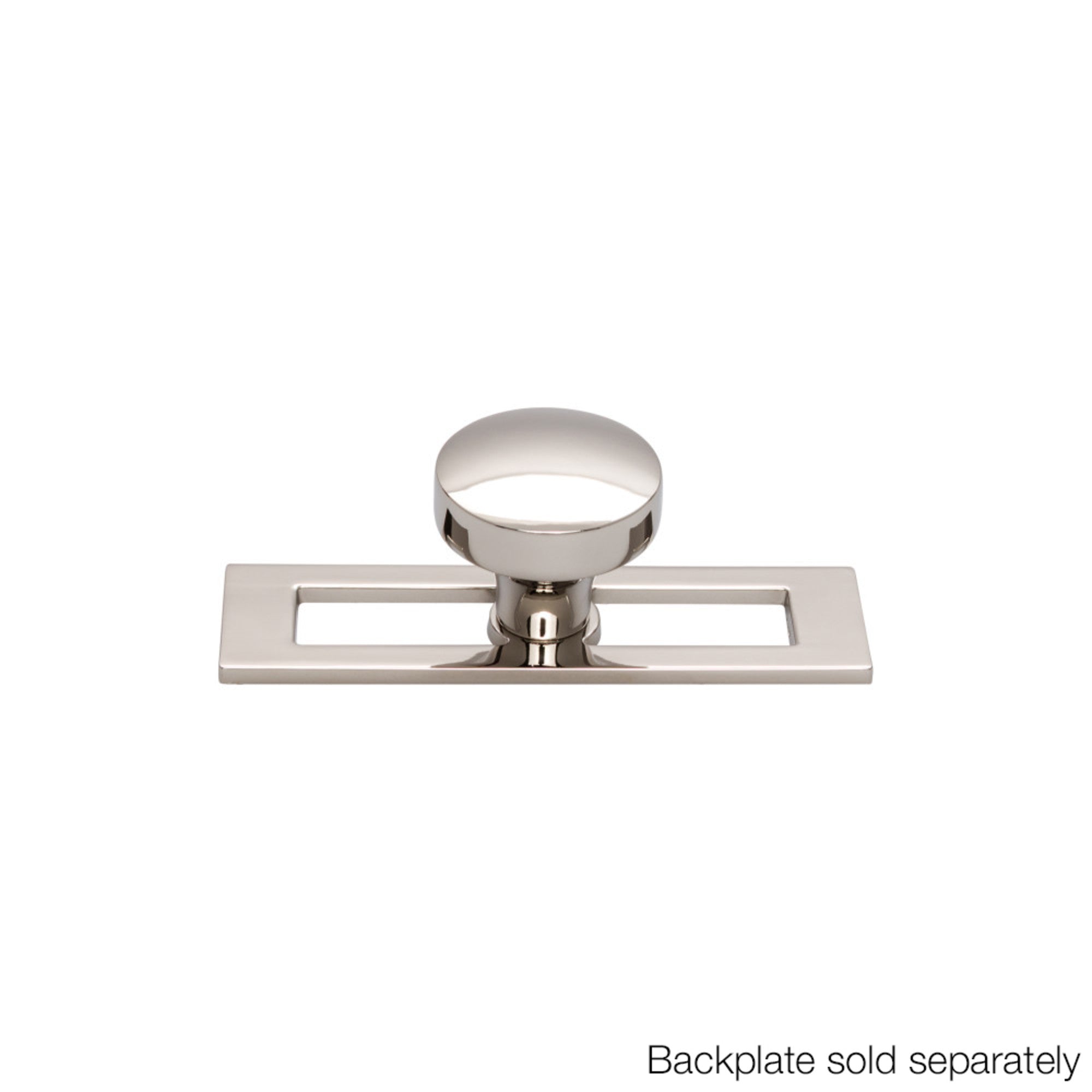 Kinney 1 1/2" Diameter Round Knob - Polished Nickel