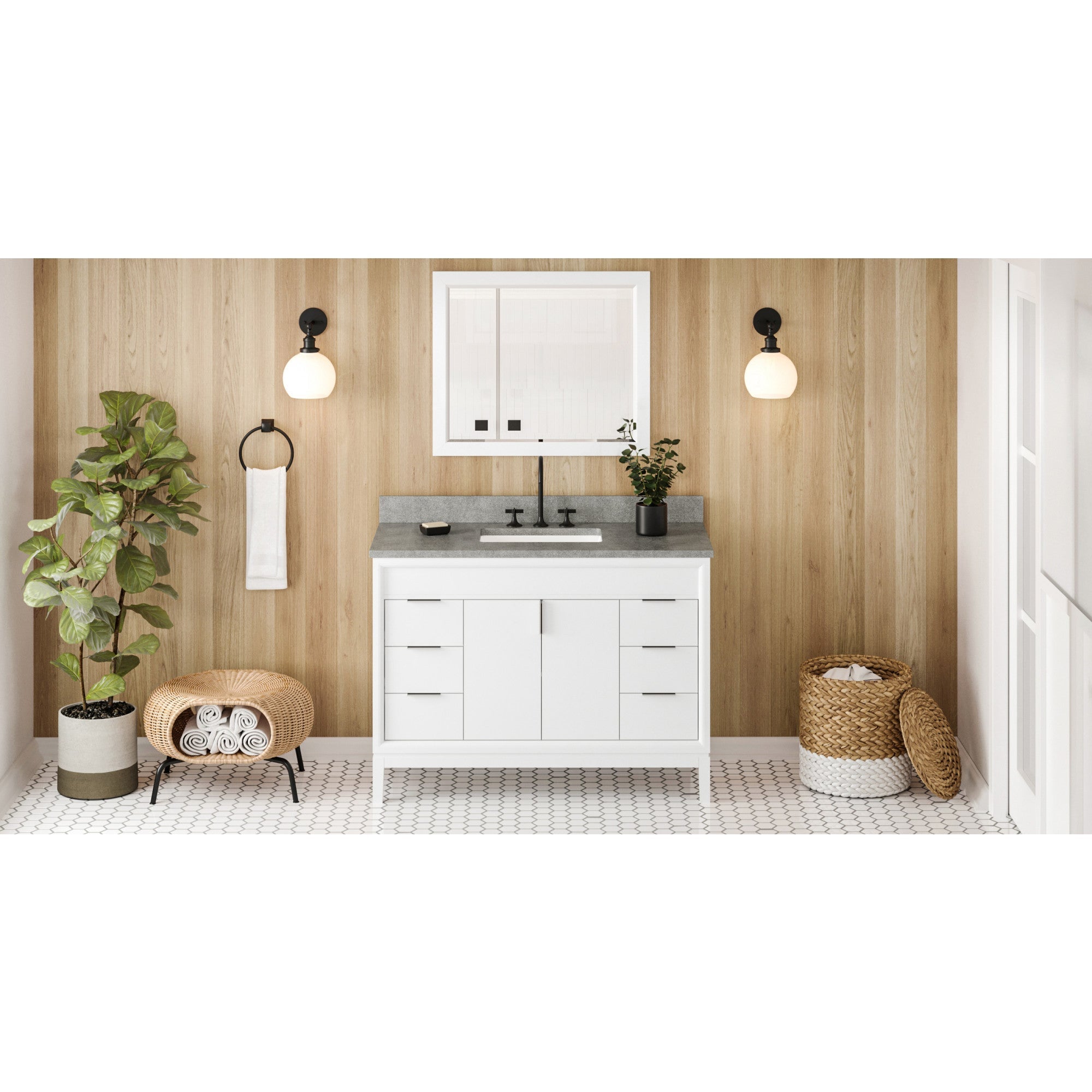 48" Theodora Vanity – White