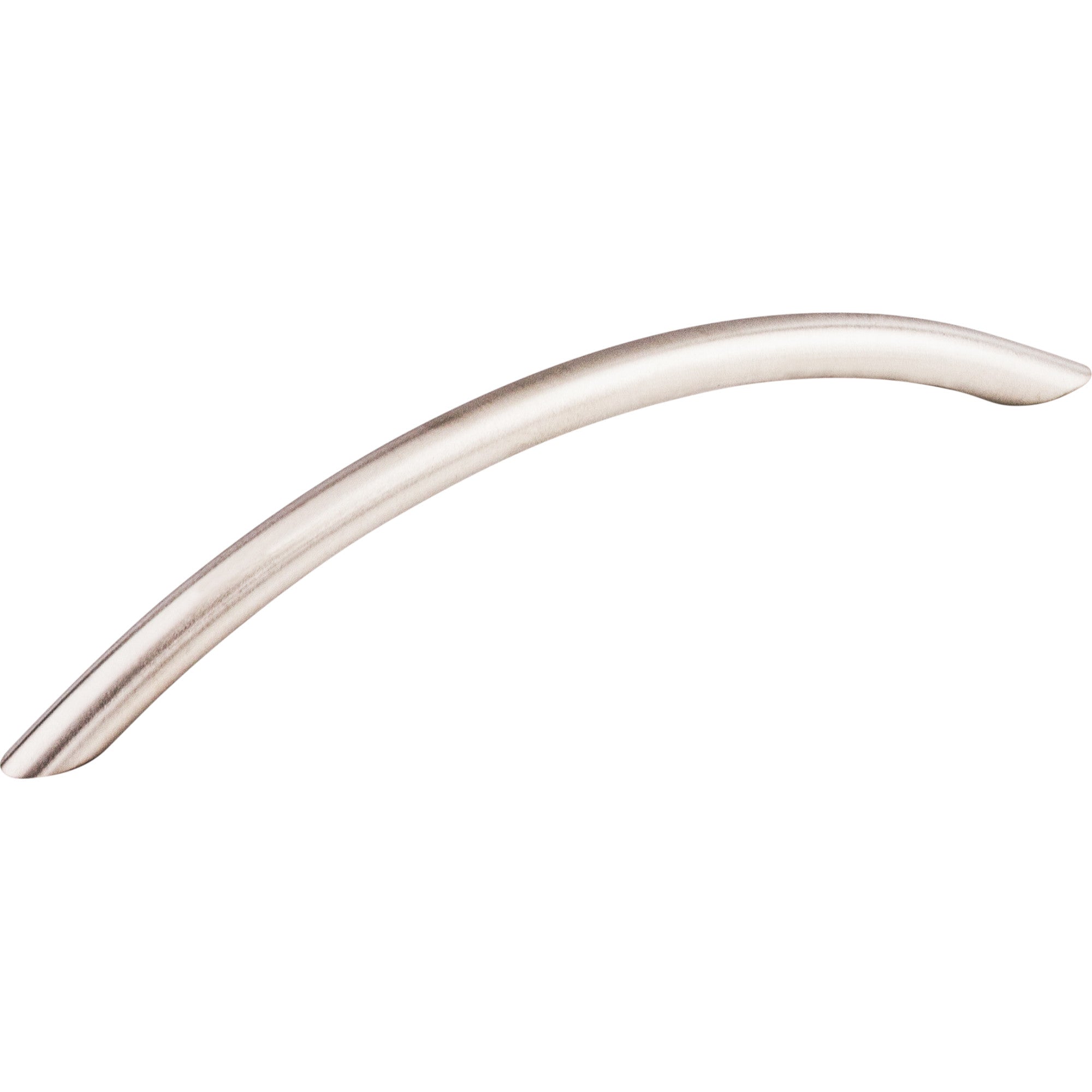 Solid Bowed 6 5/16" Center to Center Bar Pull - Stainless Steel