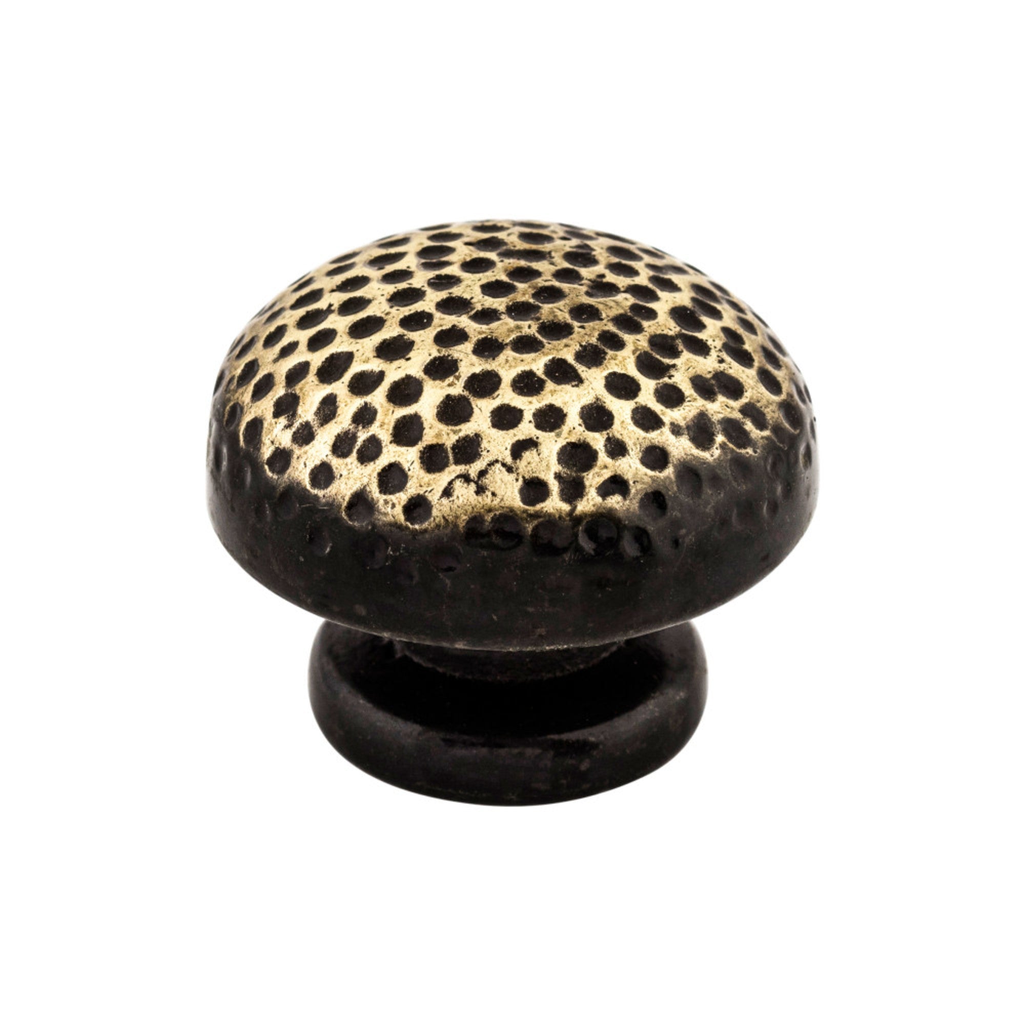 Warwick Round Knob - Dark Antique Brass