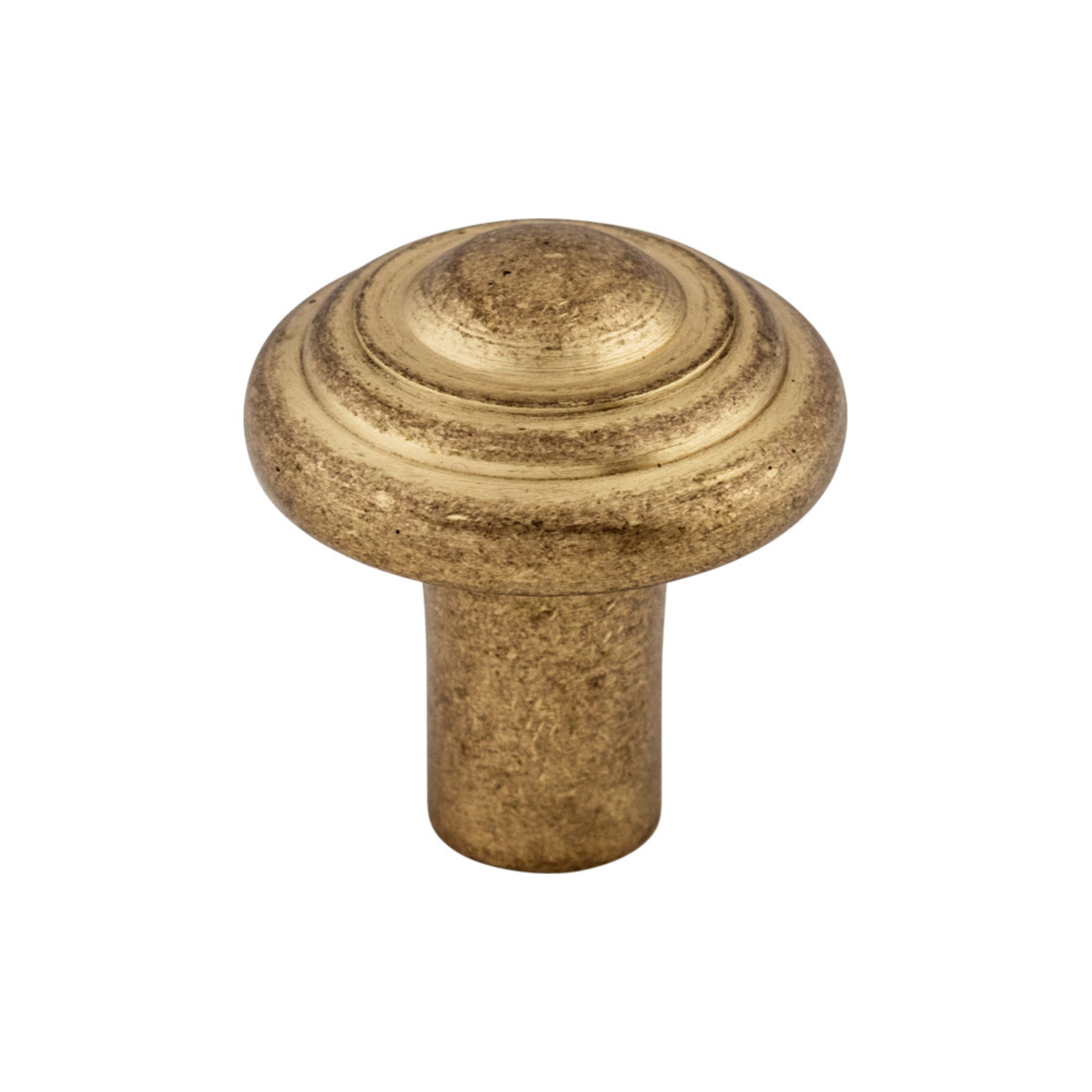 Aspen Button Round Knob - Light Bronze