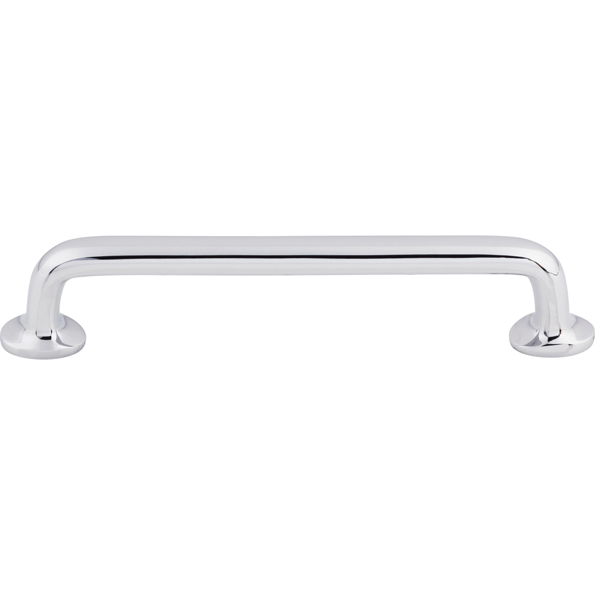 Aspen II Rounded 6" Center to Center Bar Pull - Polished Chrome