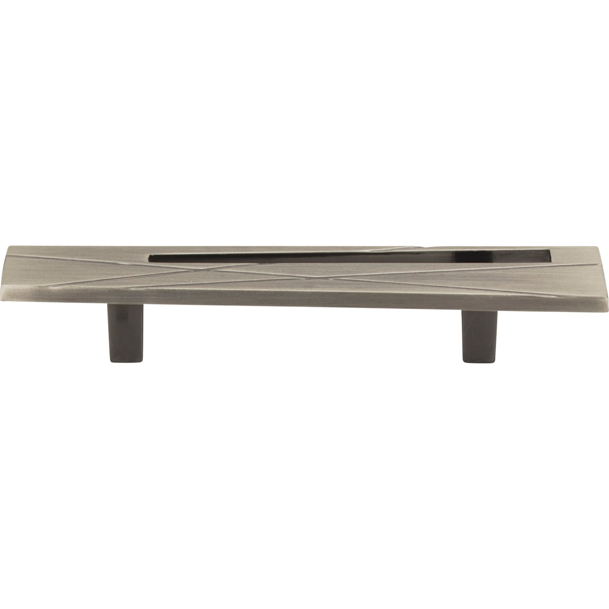 Modernist Right Bar Pull - Brushed Nickel