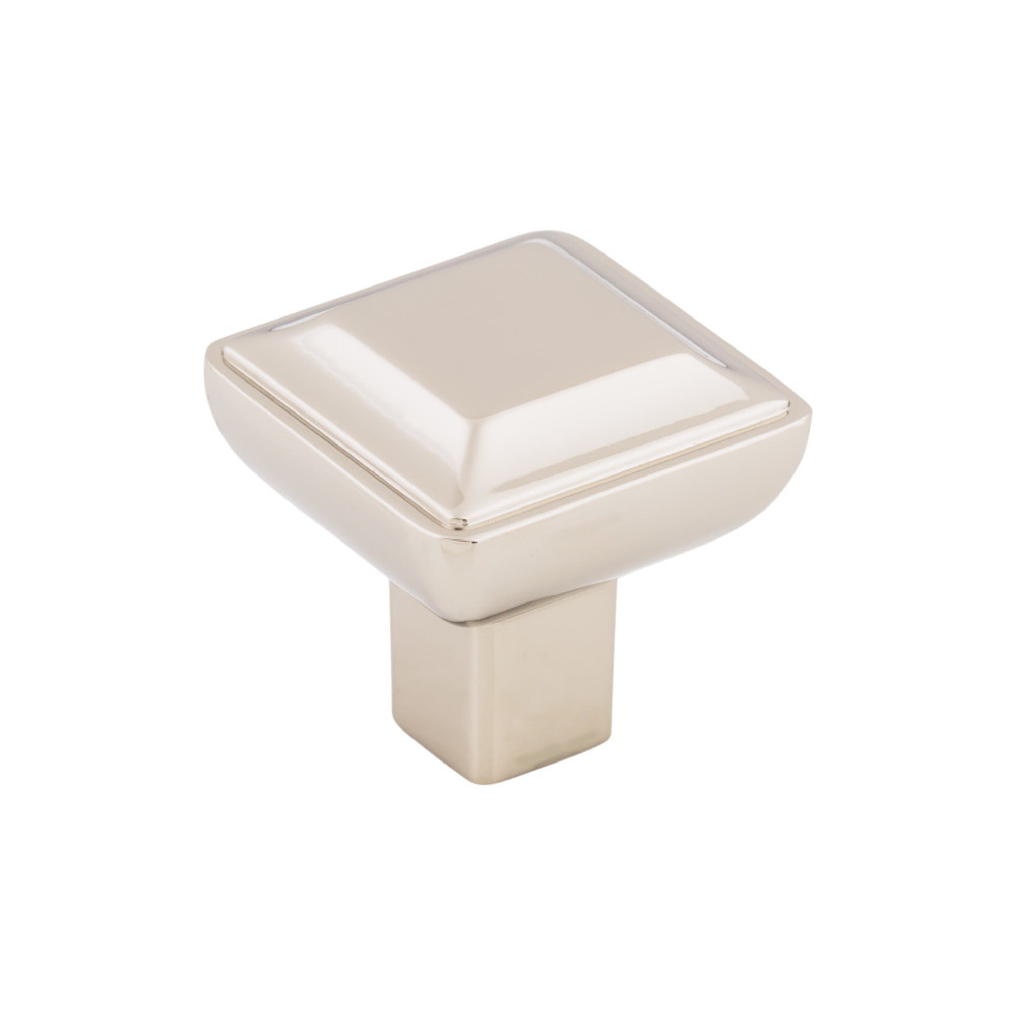 Podium 1 1/8" Length Square Knob - Polished Nickel