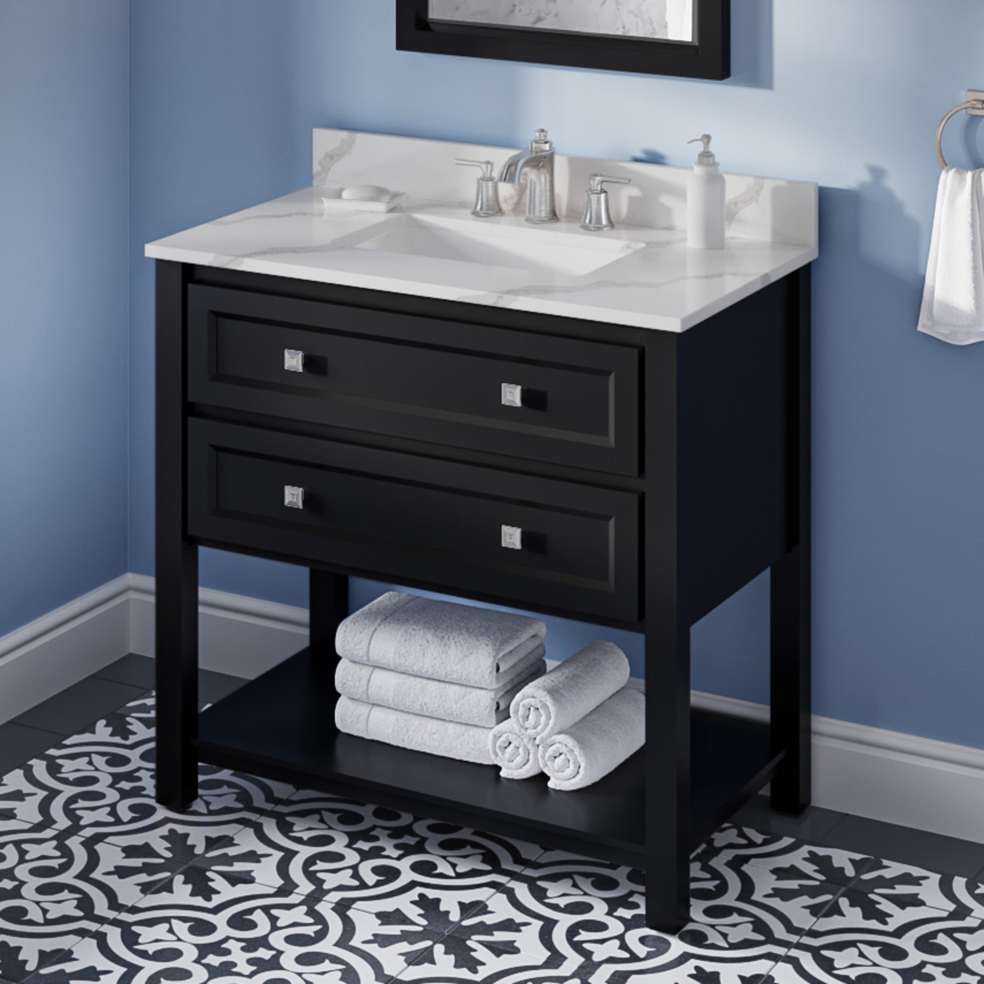36" Adler Vanity – Black