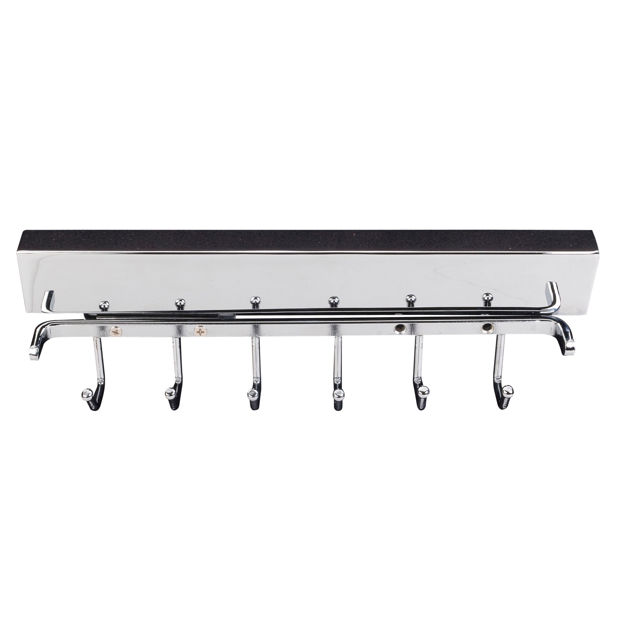 Polished Chrome 12" Belt Rack