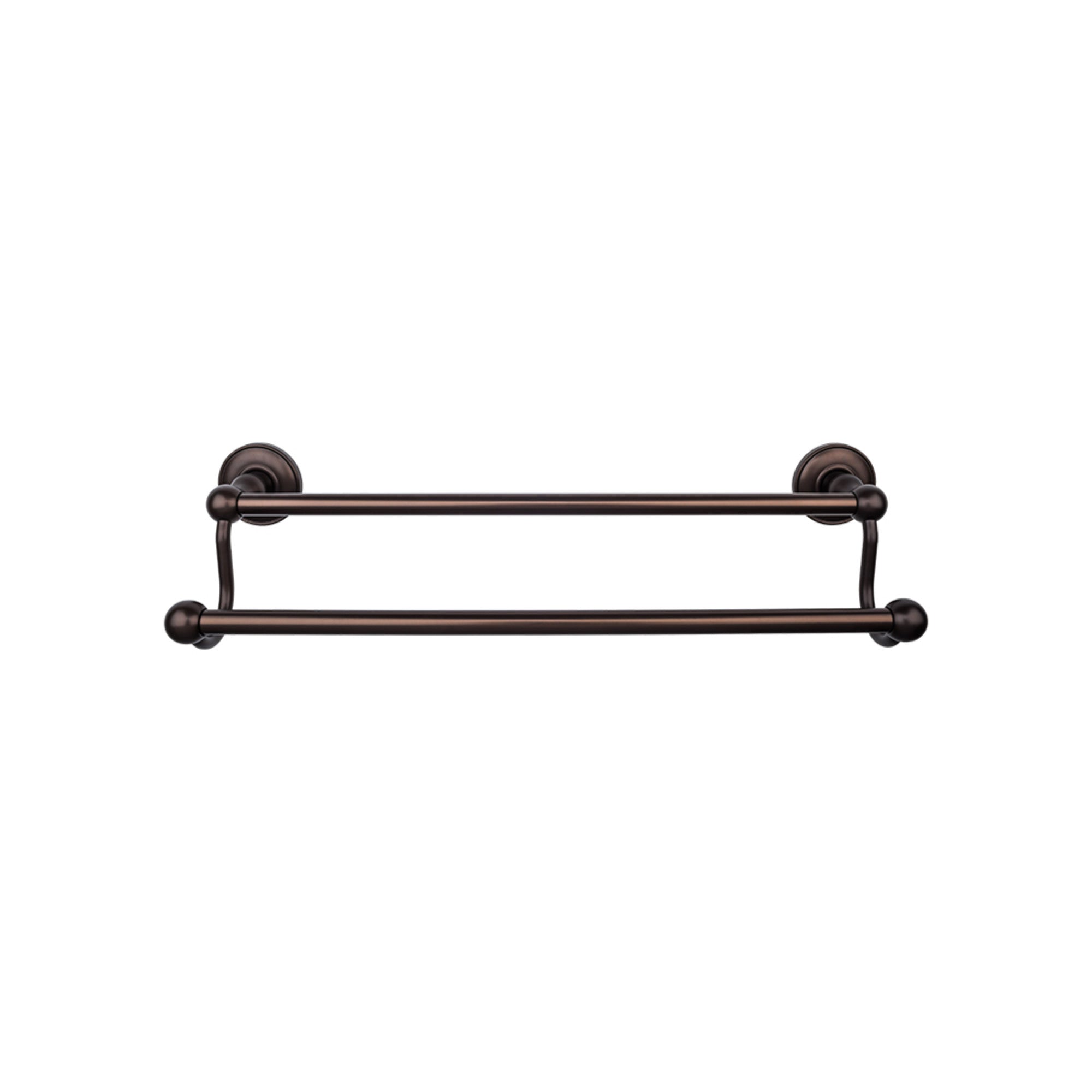 TOP BATH (R) Edwardian Bath Double 26 1/2" Wall Mounted Towel Bar - Oil Rubbed Bronze