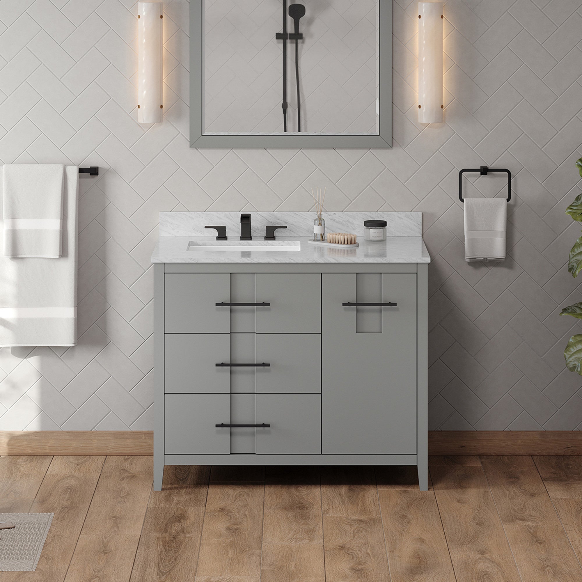 42" Katara Vanity – Left Offset