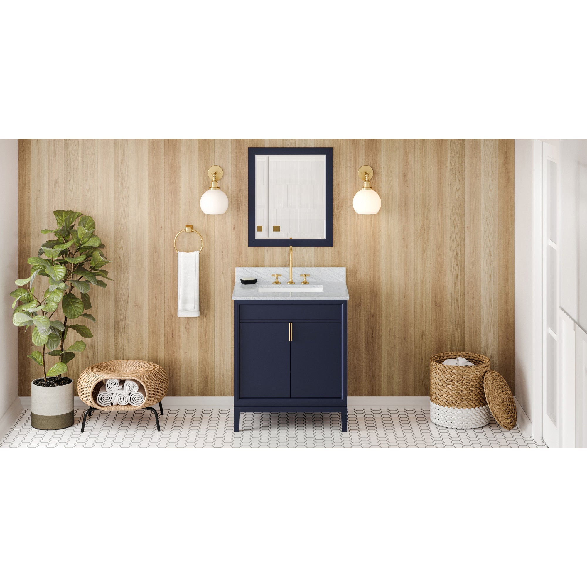 30" Theodora Vanity – Hale Blue
