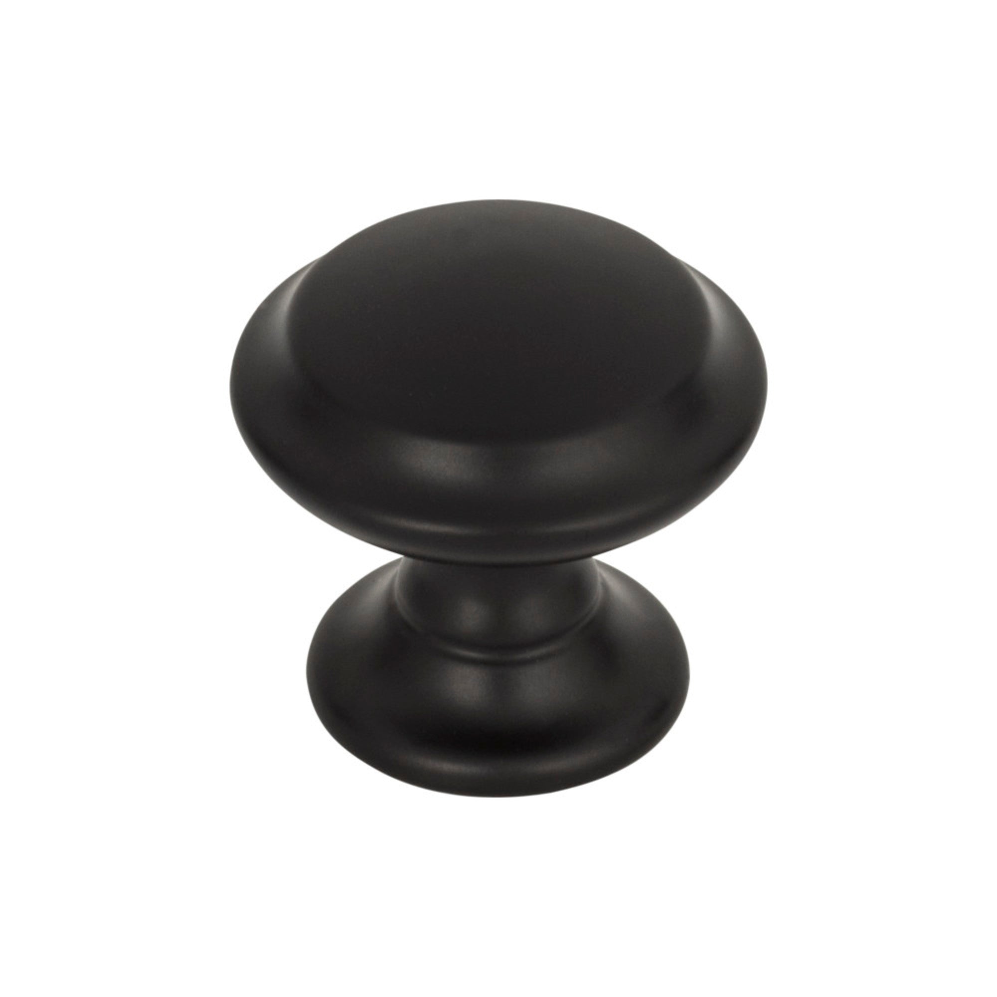 Barrow Mushroom Knob - Flat Black