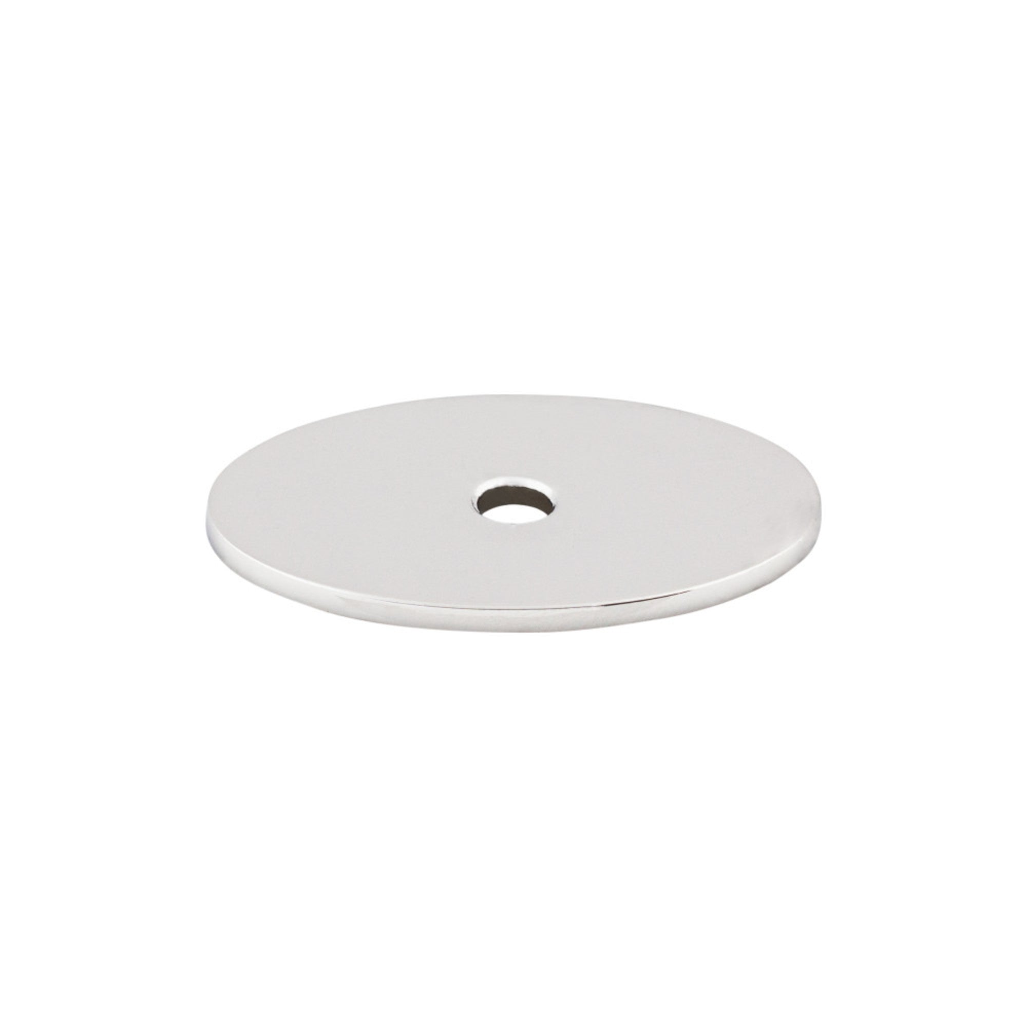 Oval Knob Backplate - Polished Chrome