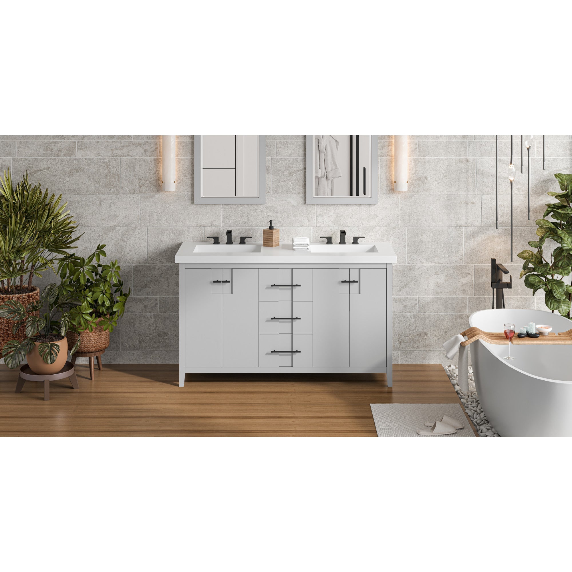 60" Katara Vanity – Double Bowl