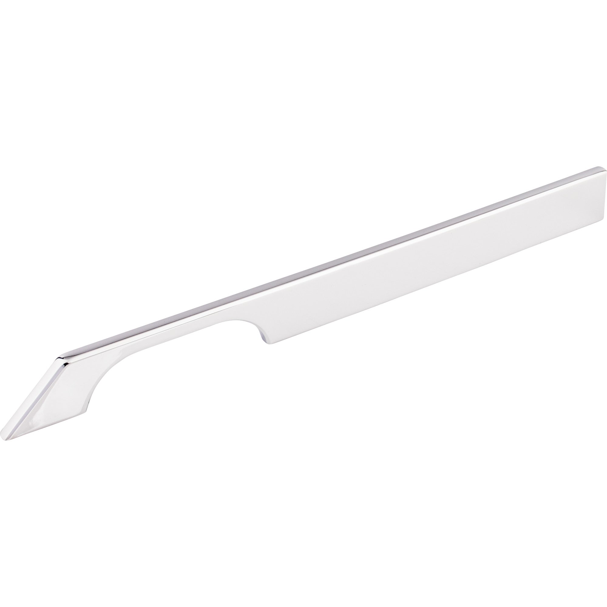 Tapered 12" Center to Center Bar Pull - Polished Chrome