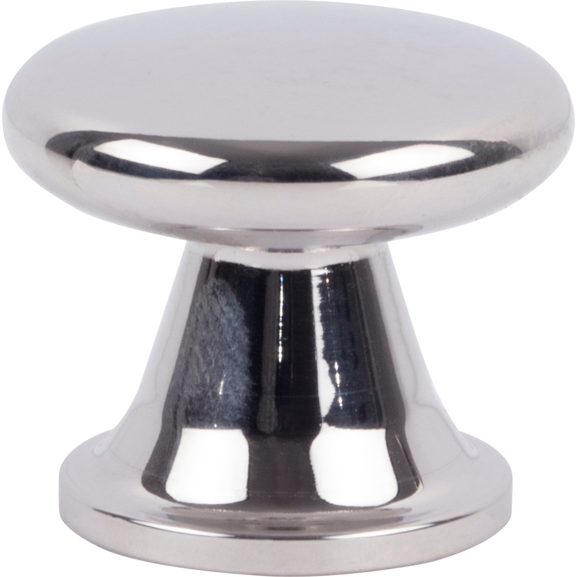 Burbank Mushroom Knob - Polished Stainless Steel