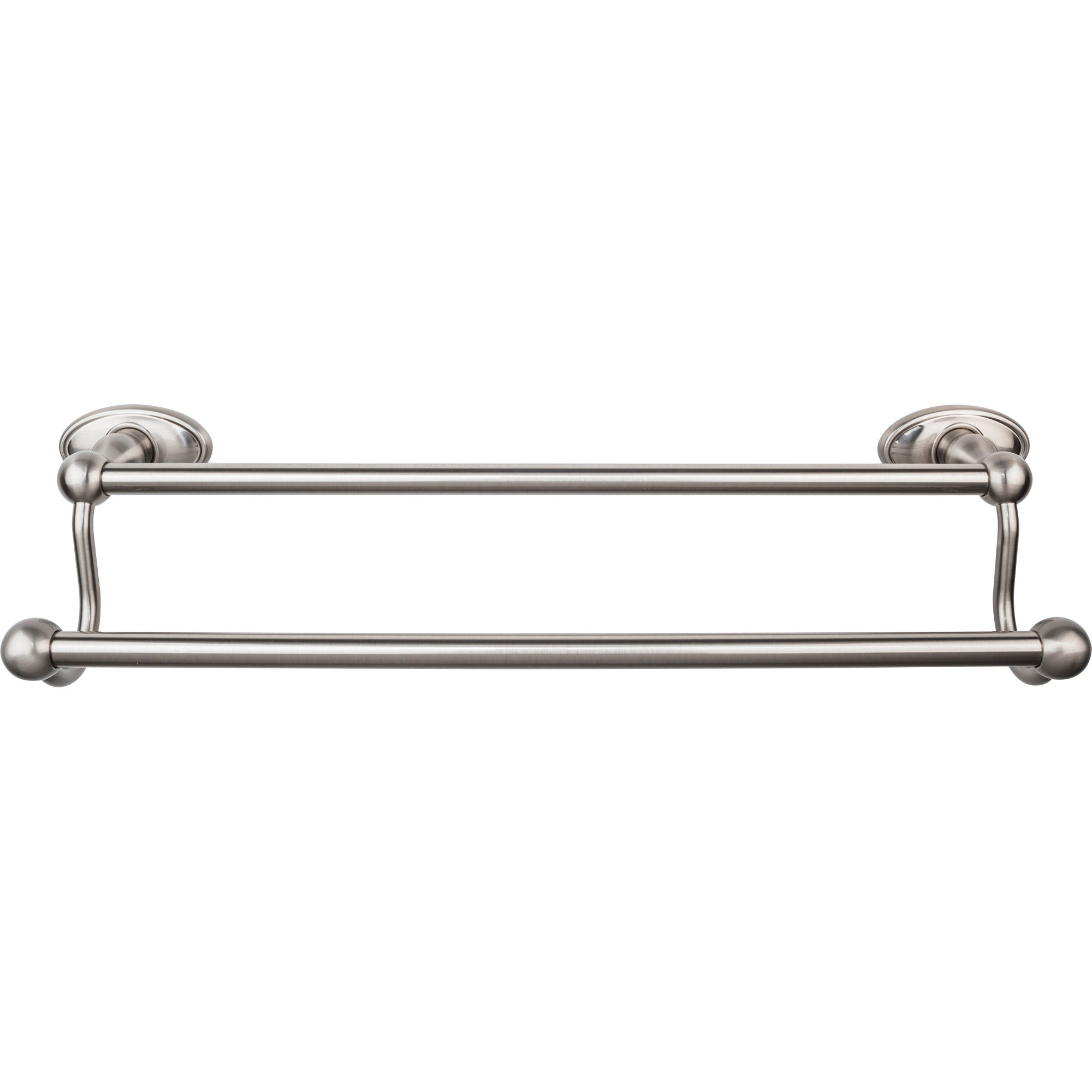 TOP BATH (R) Edwardian Bath Double 20 1/2" Wall Mounted Towel Bar - Brushed Satin Nickel