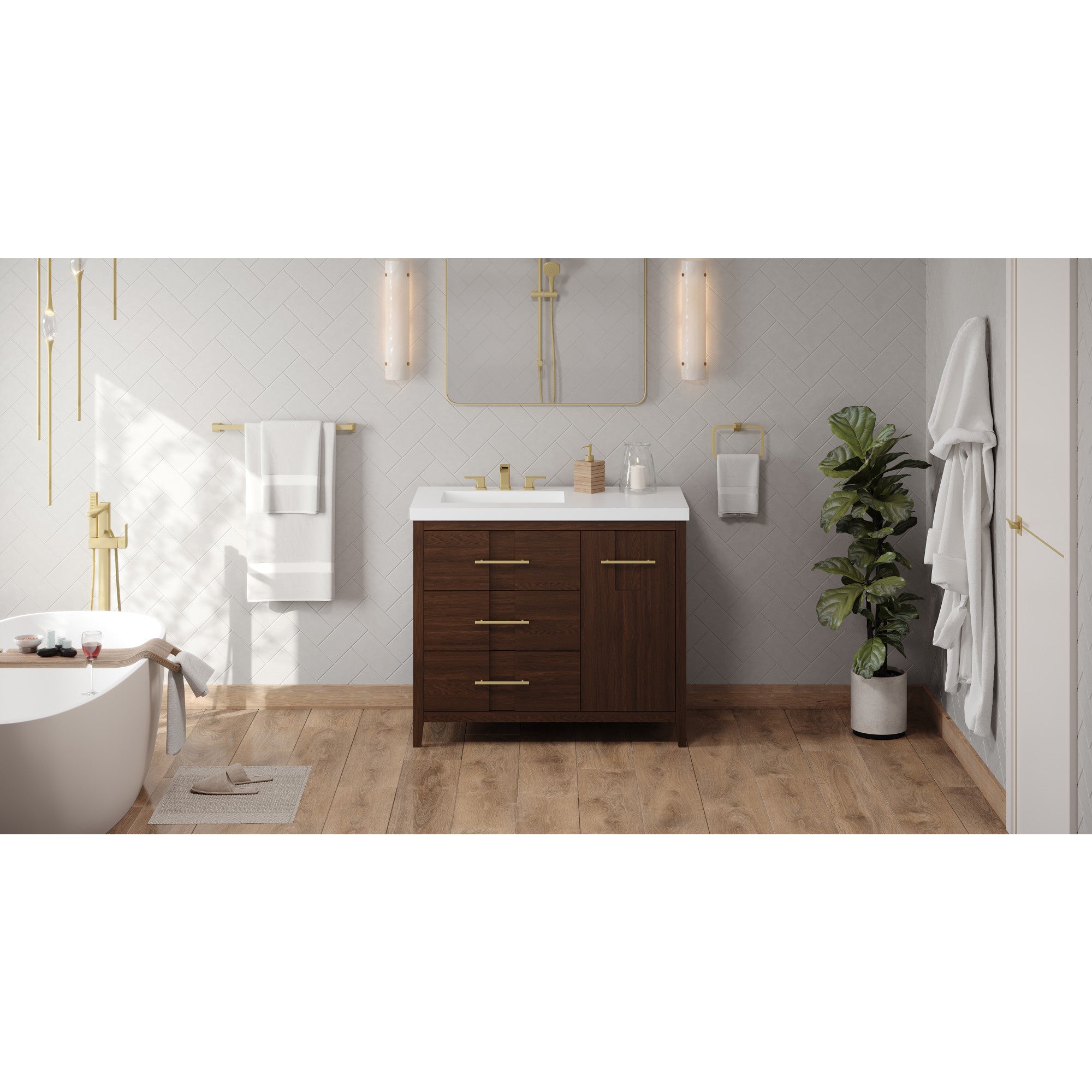 42" Katara Vanity – Left Offset
