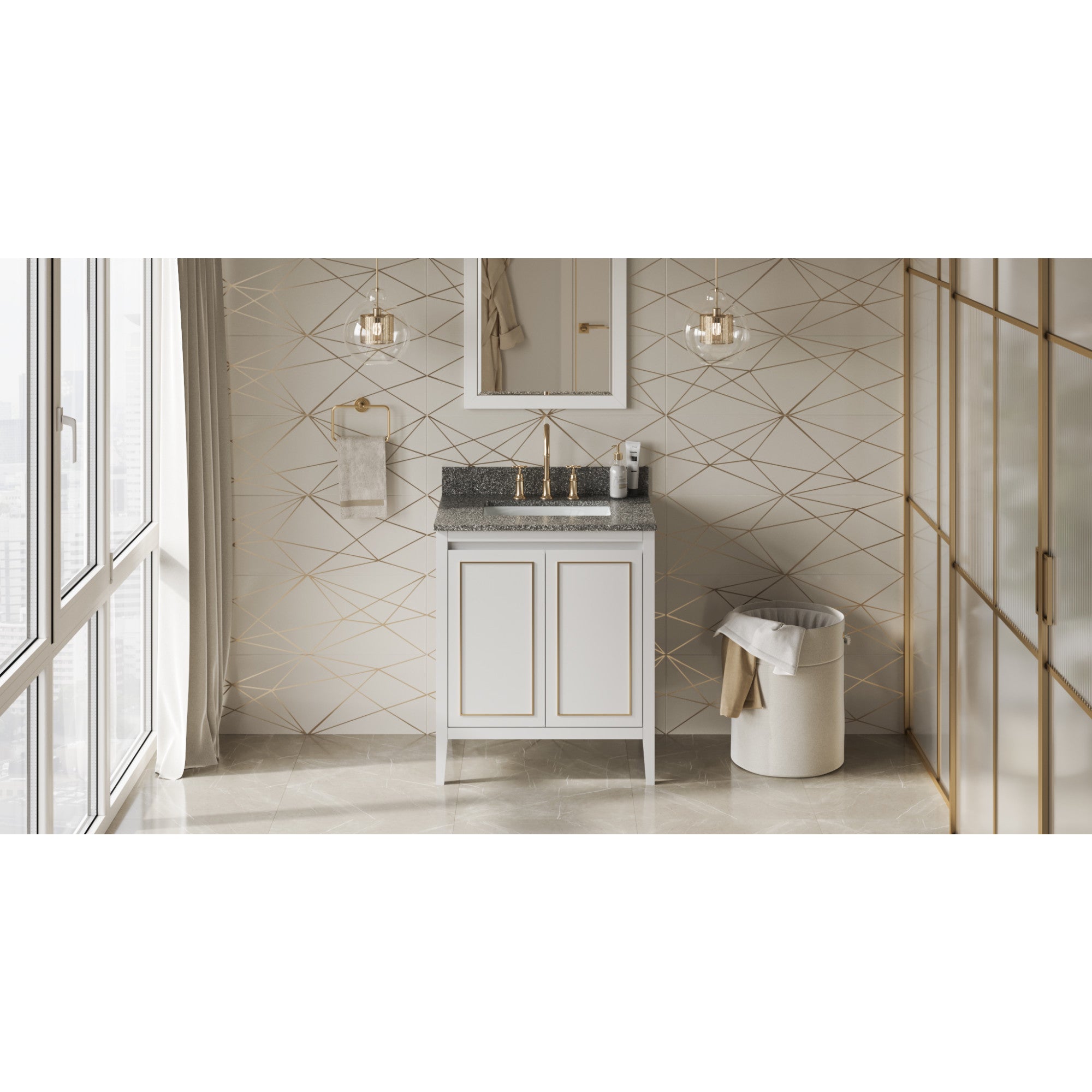 30" Percival Vanity – White