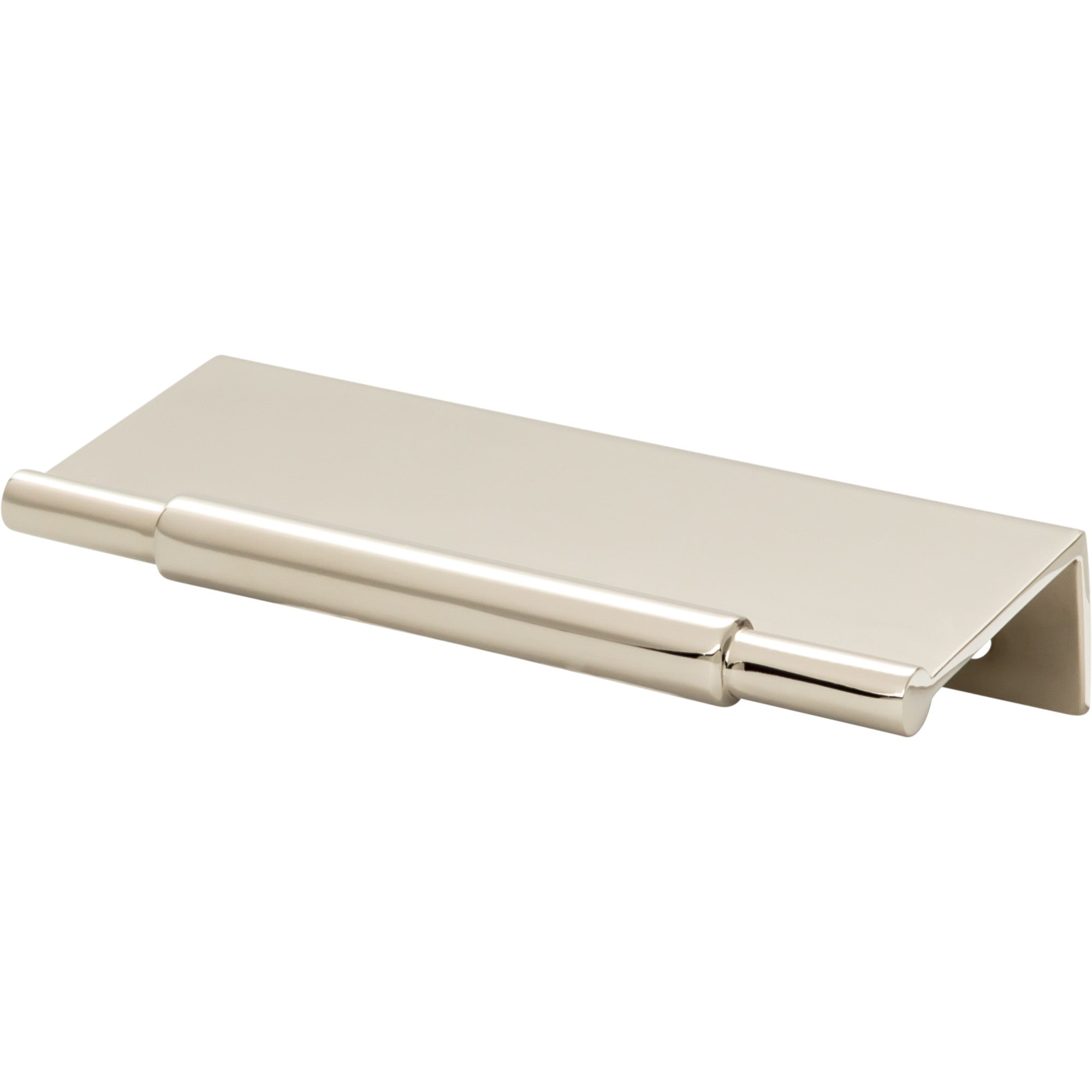 Crestview 3" Center to Center Finger Pull - Polished Nickel