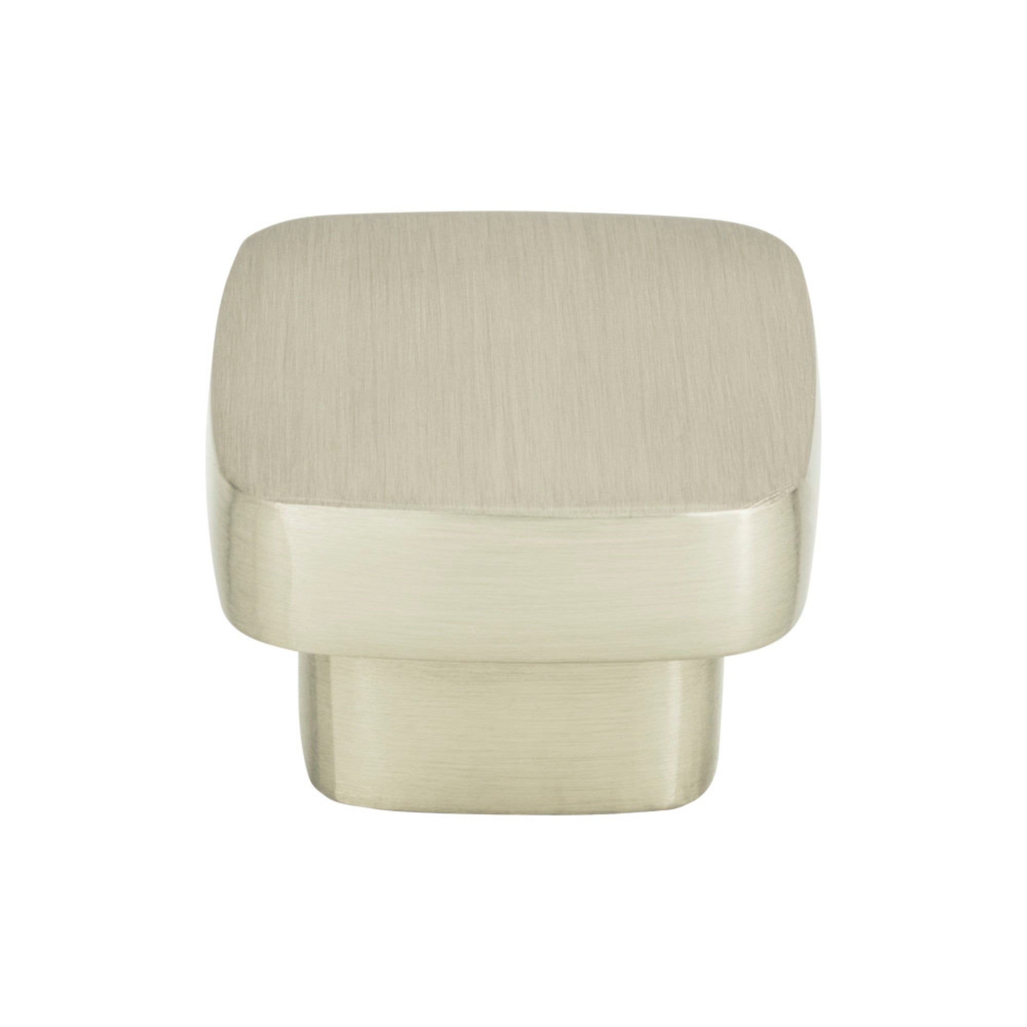 Chunky Knobs Square Knob - Brushed Nickel