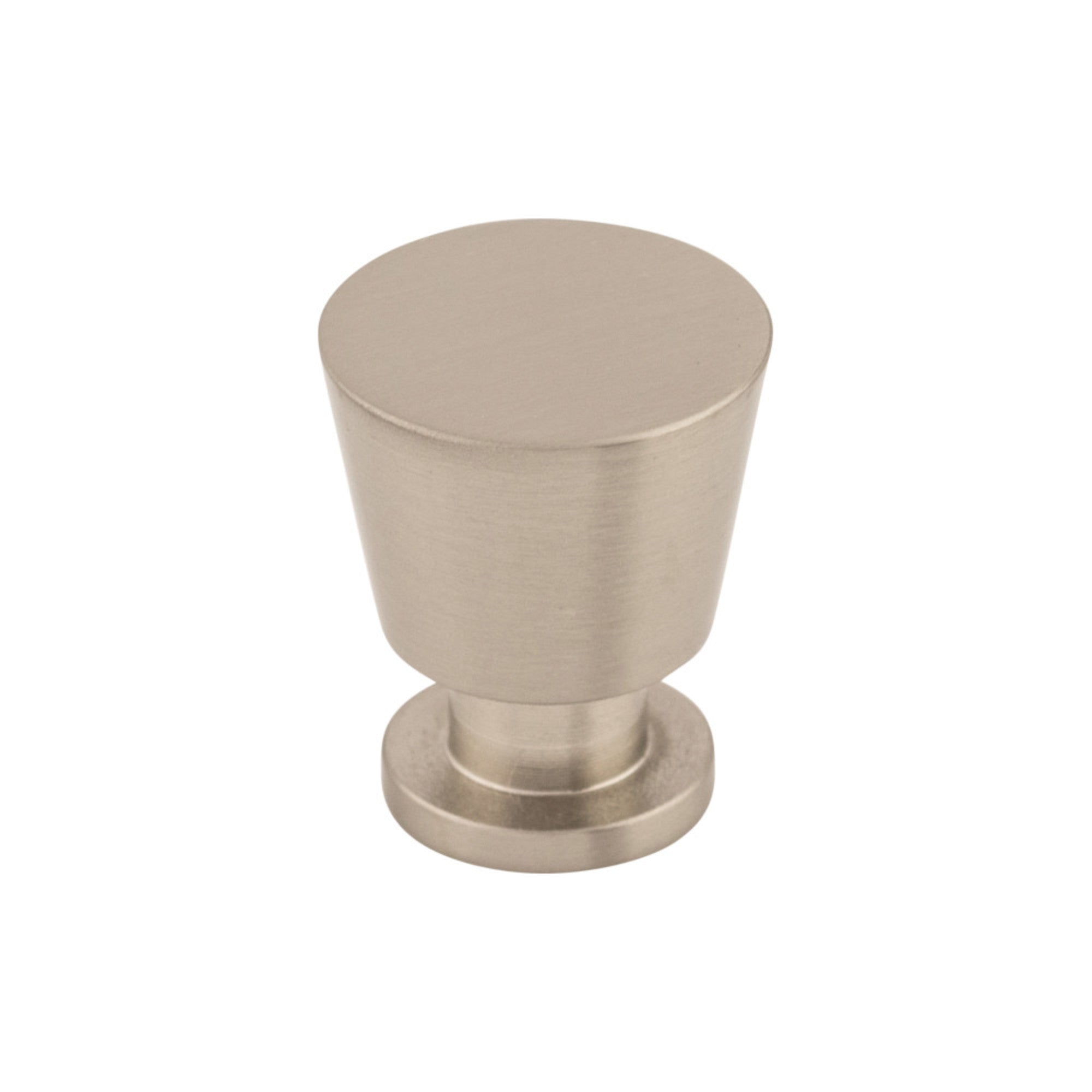 Rocks 7/8" Diameter Round Knob - Brushed Satin Nickel