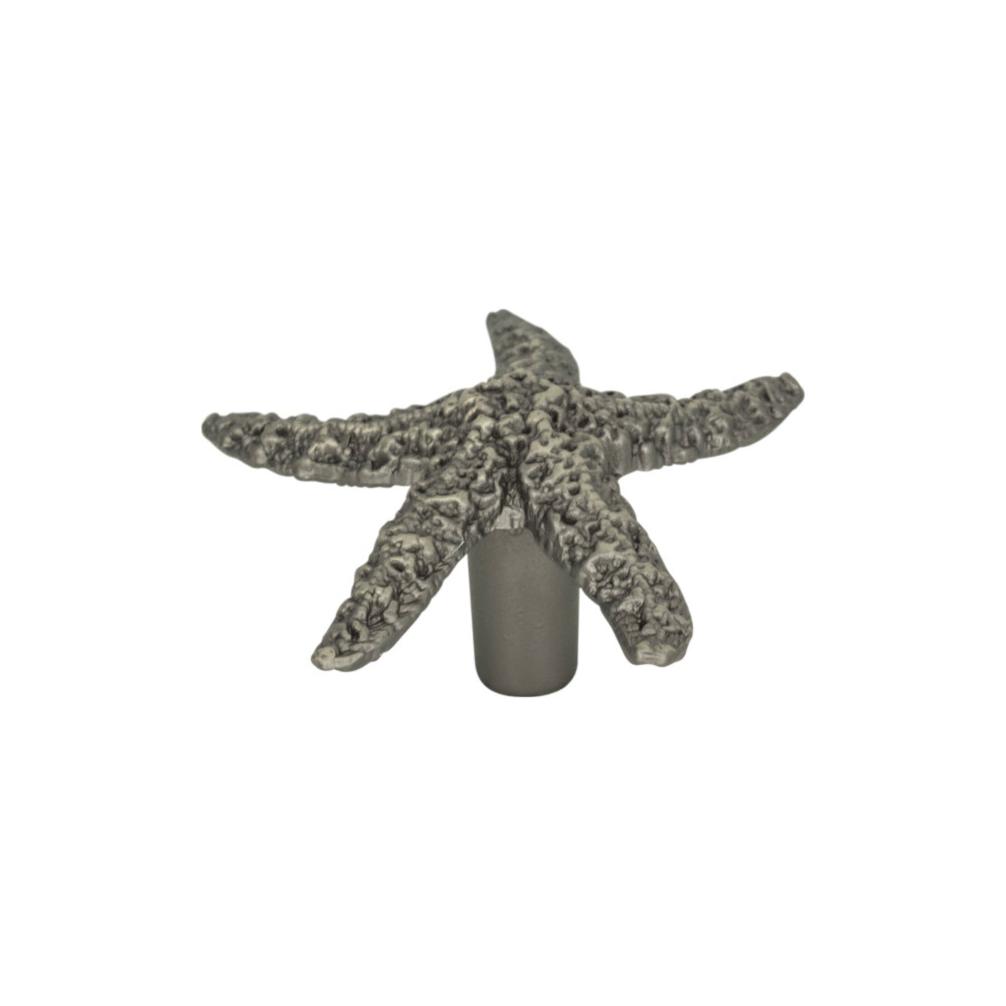 Starfish Novelty Knob - Pewter