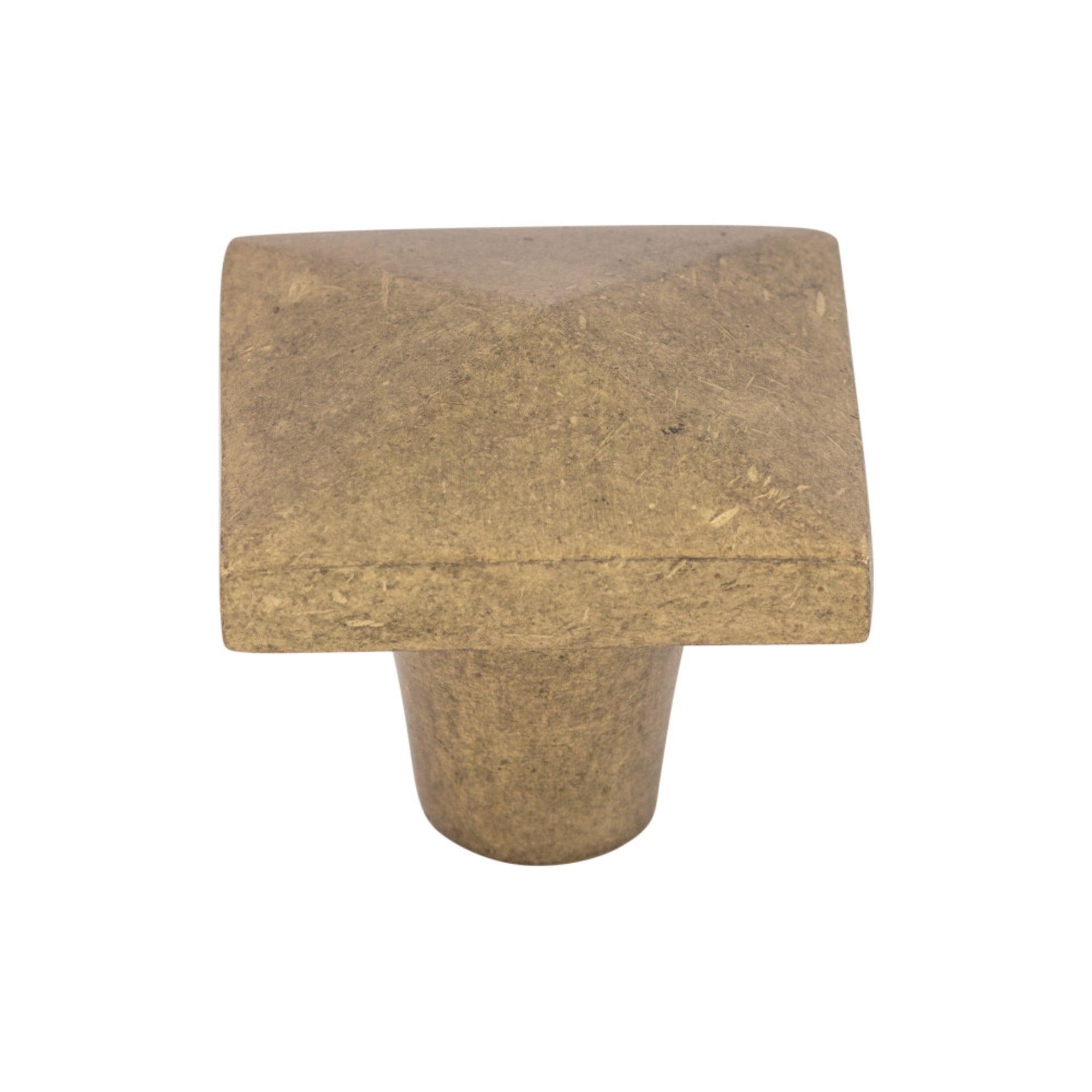 Aspen Square Knob - Light Bronze