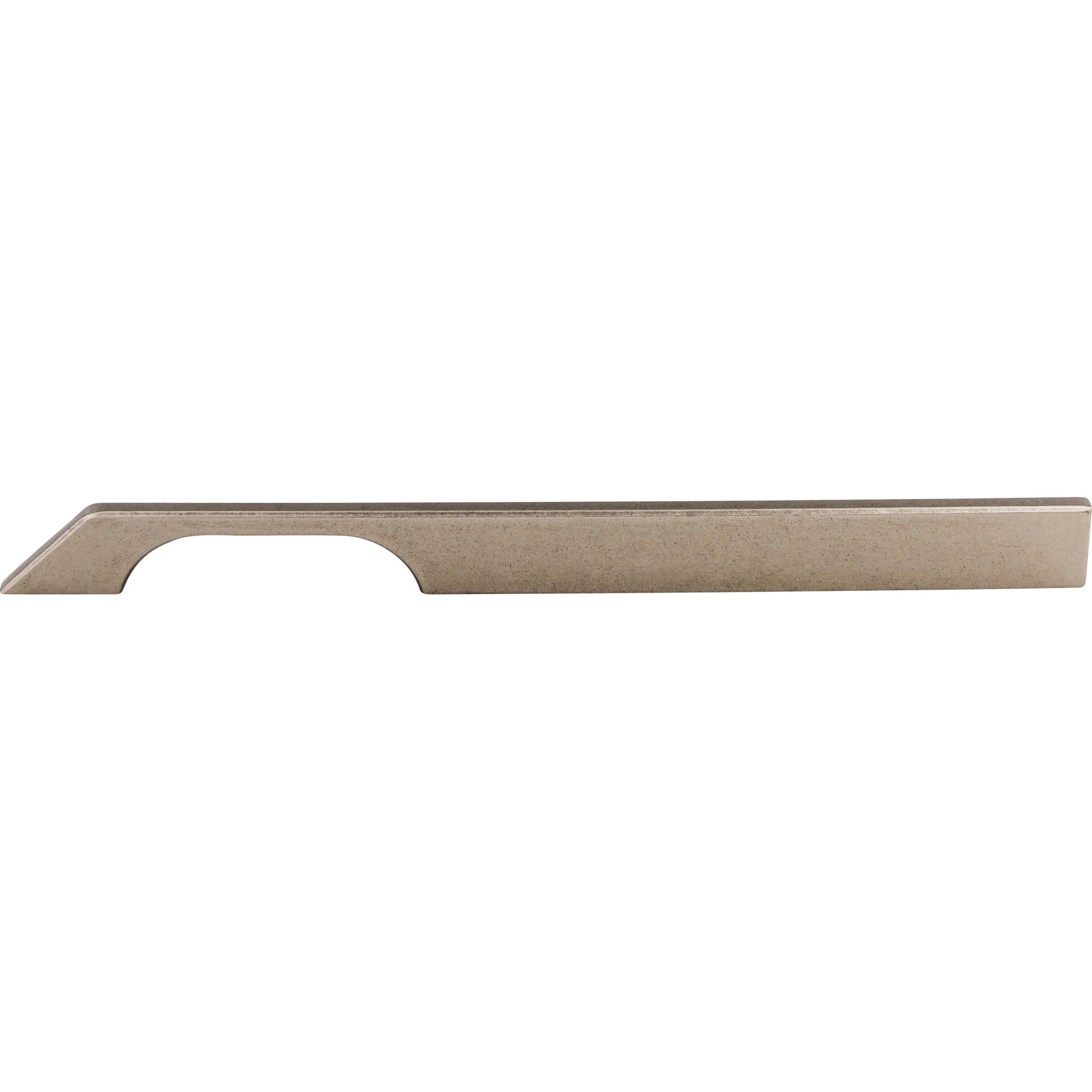 Tapered 12" Center to Center Bar Pull - Pewter Antique