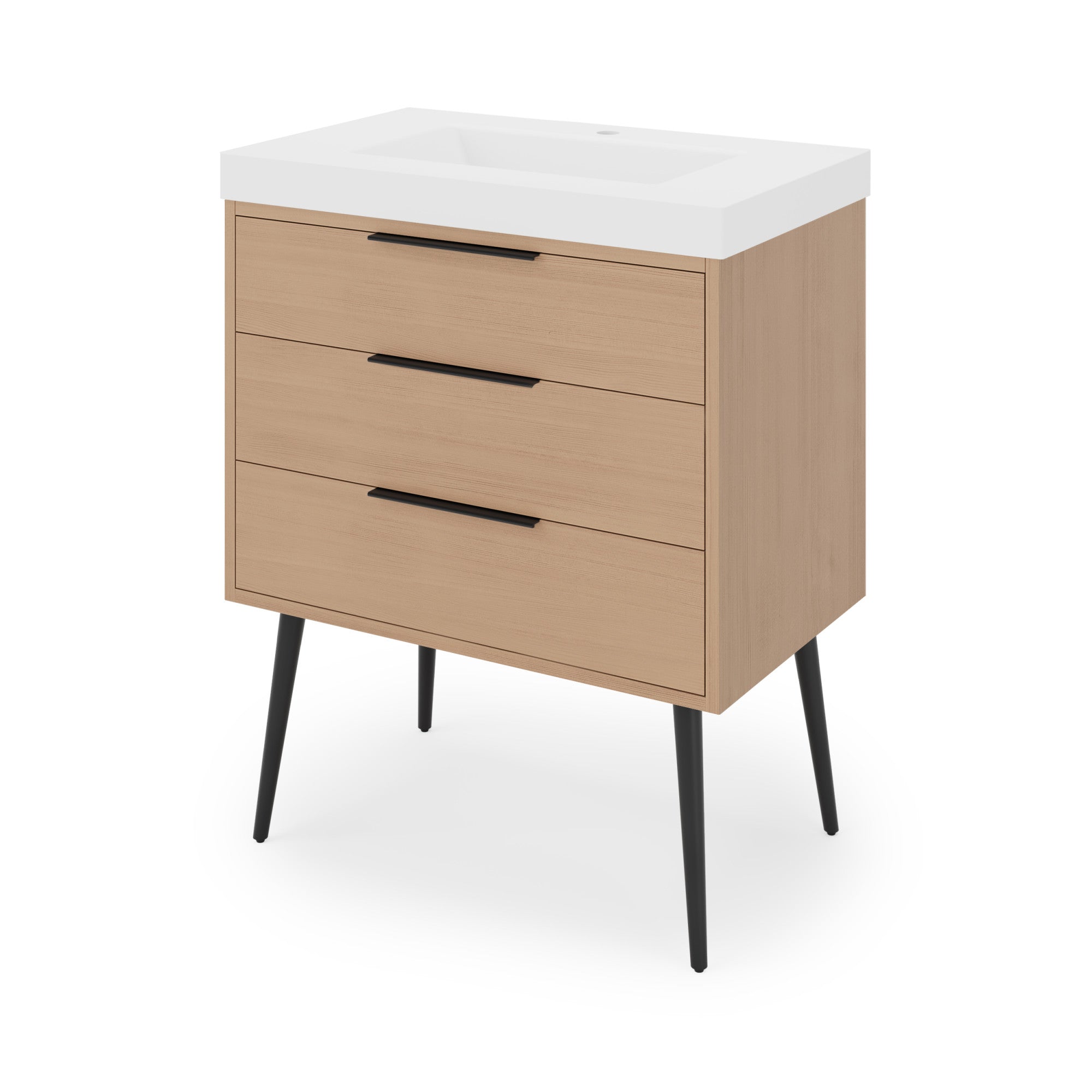 30" Gardner Vanity – Natural Oak