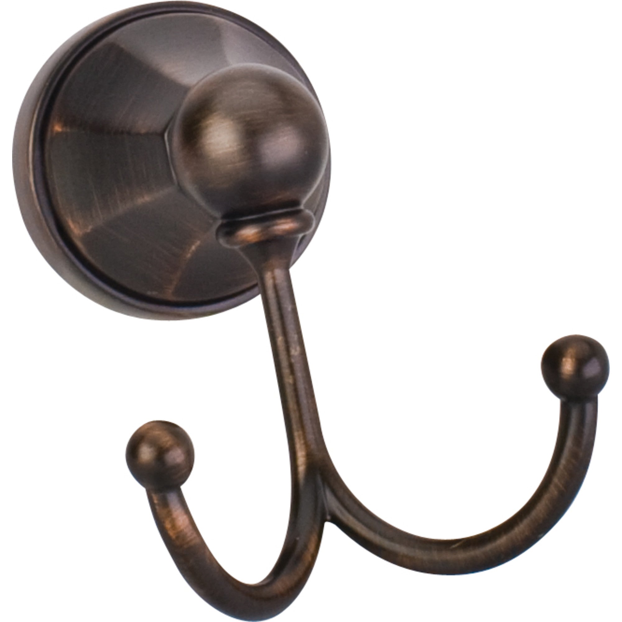 Newbury Brushed Oil Rubbed Bronze Double Robe Hook - Contractor Packed