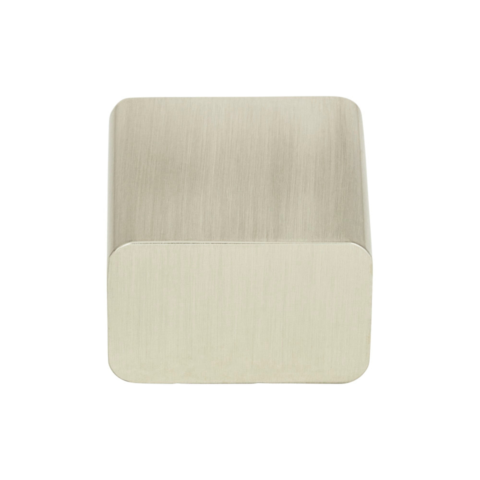 Element Rectangle Knob - Brushed Nickel
