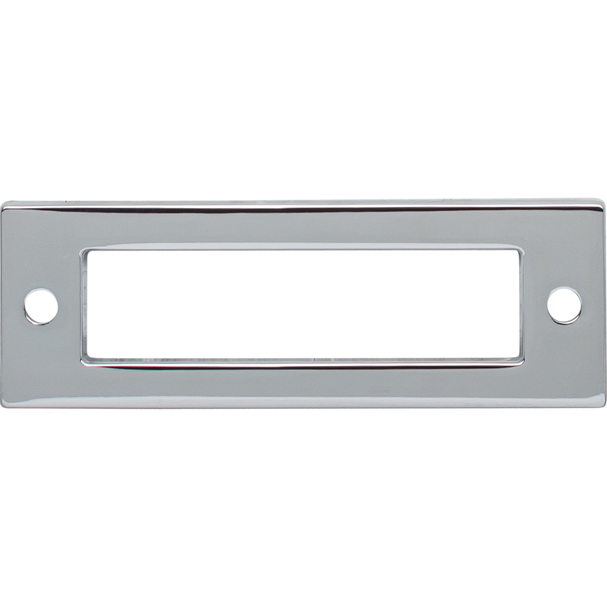 Hollin 3" Center to Center Pull Backplate - Polished Chrome
