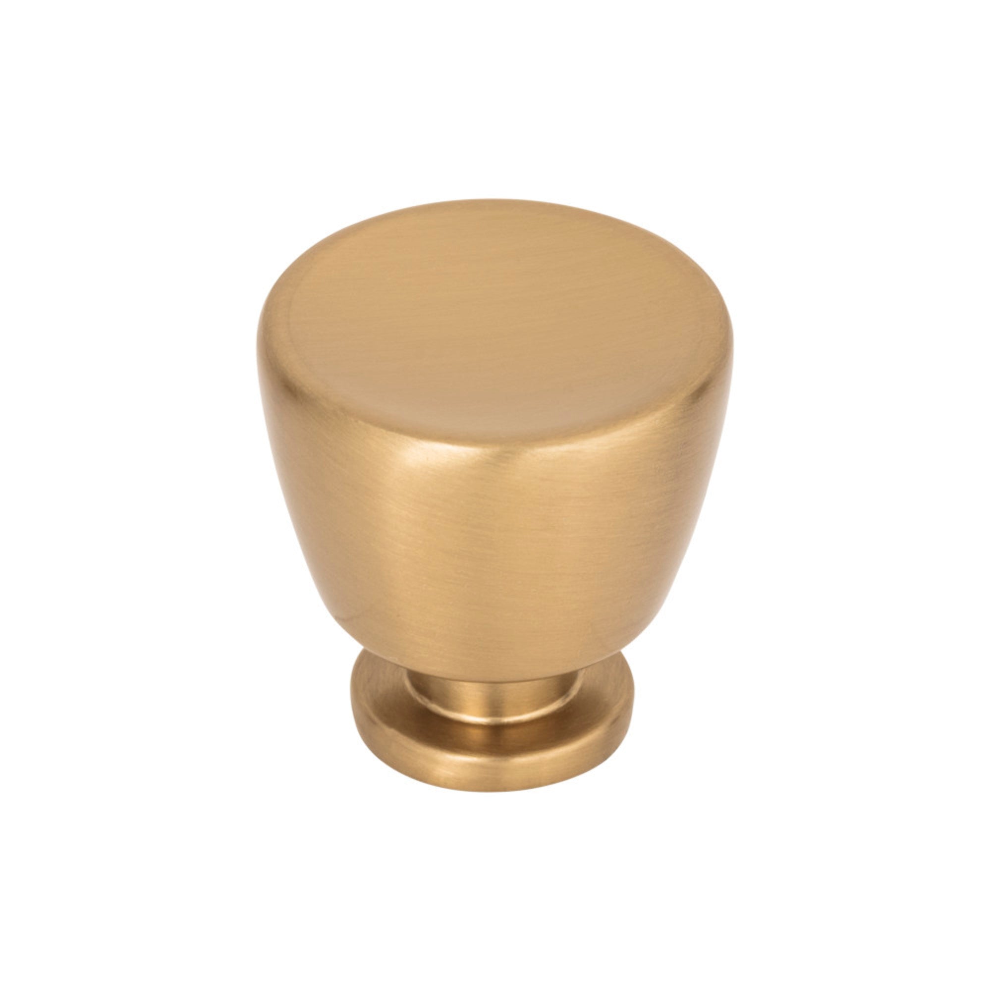 Tiki Hut Round Knob - Warm Brass