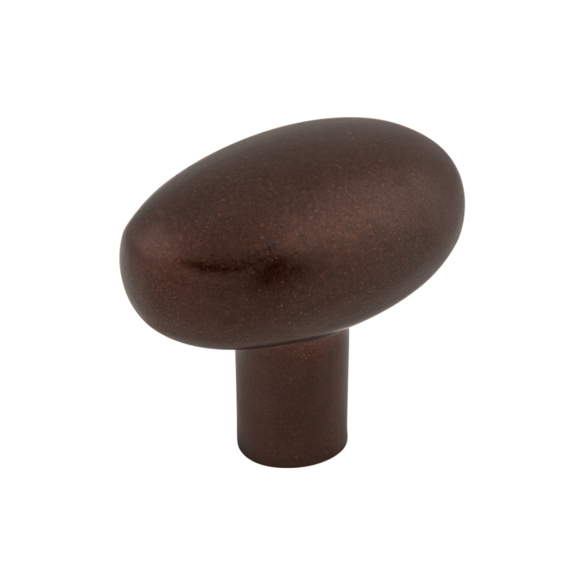 Aspen Small Potato 1 9/16" Length Oval Knob - Mahogany Bronze