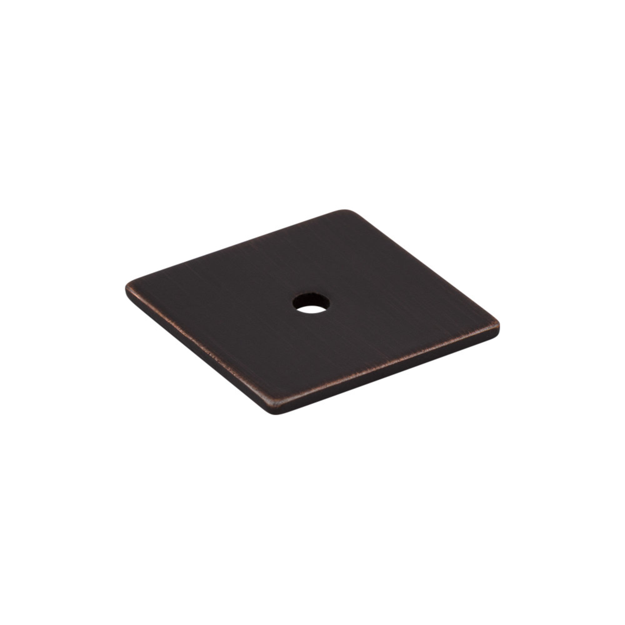 Square Knob Backplate - Tuscan Bronze