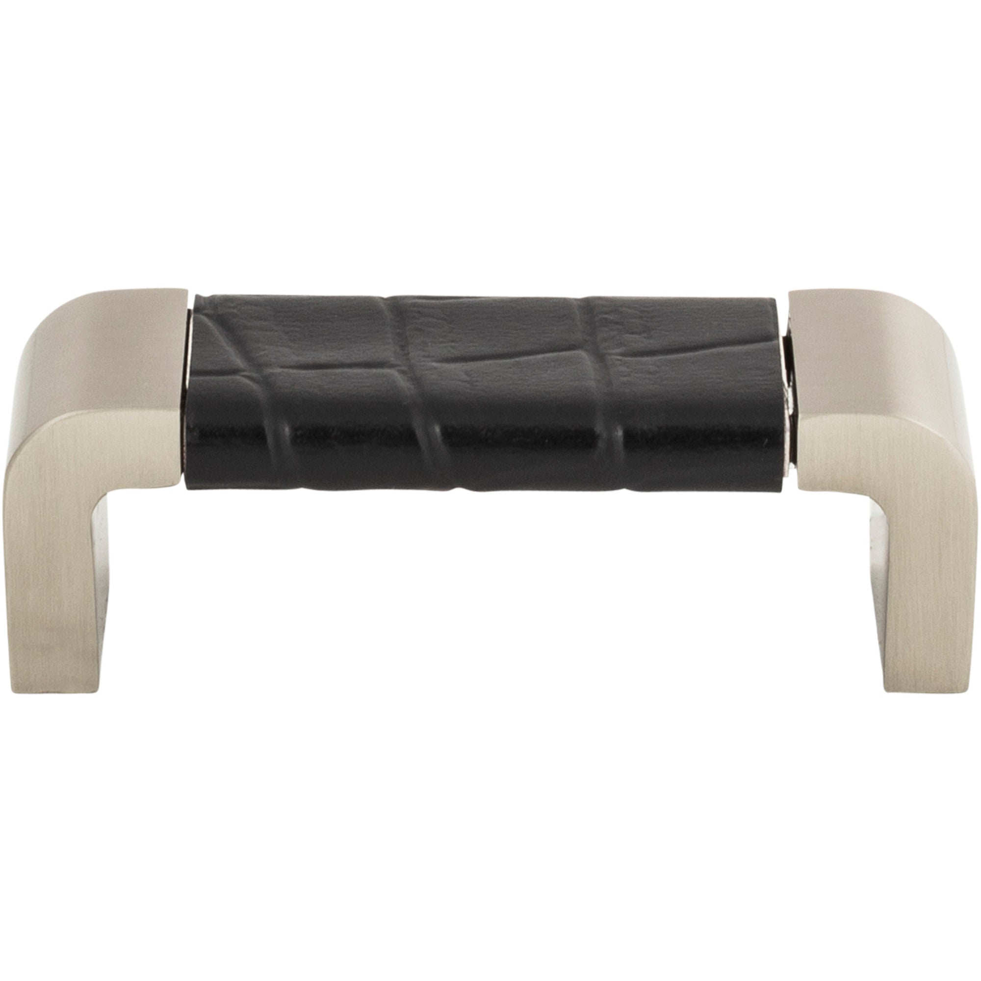 Paradigm Bar Pull - BN & Black Croc Leather