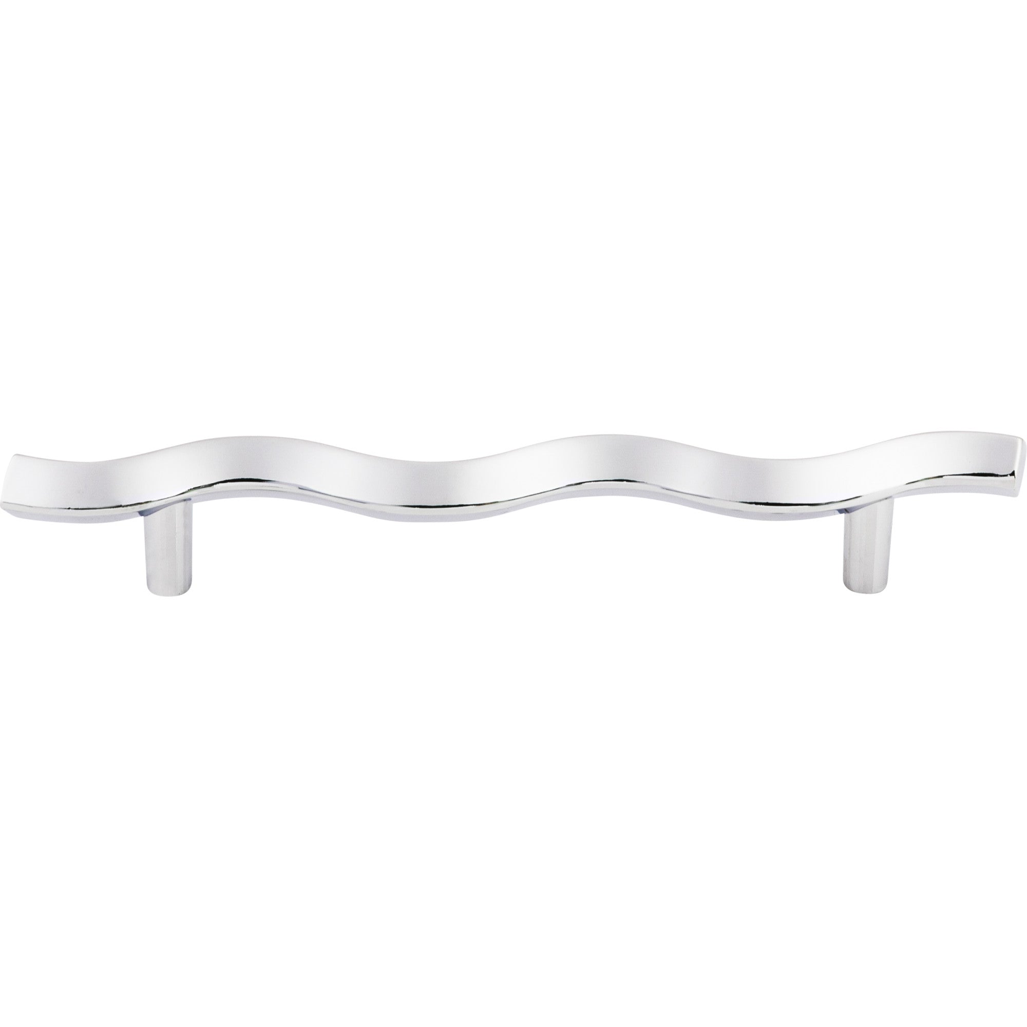 Wave Bar Pull - Polished Chrome