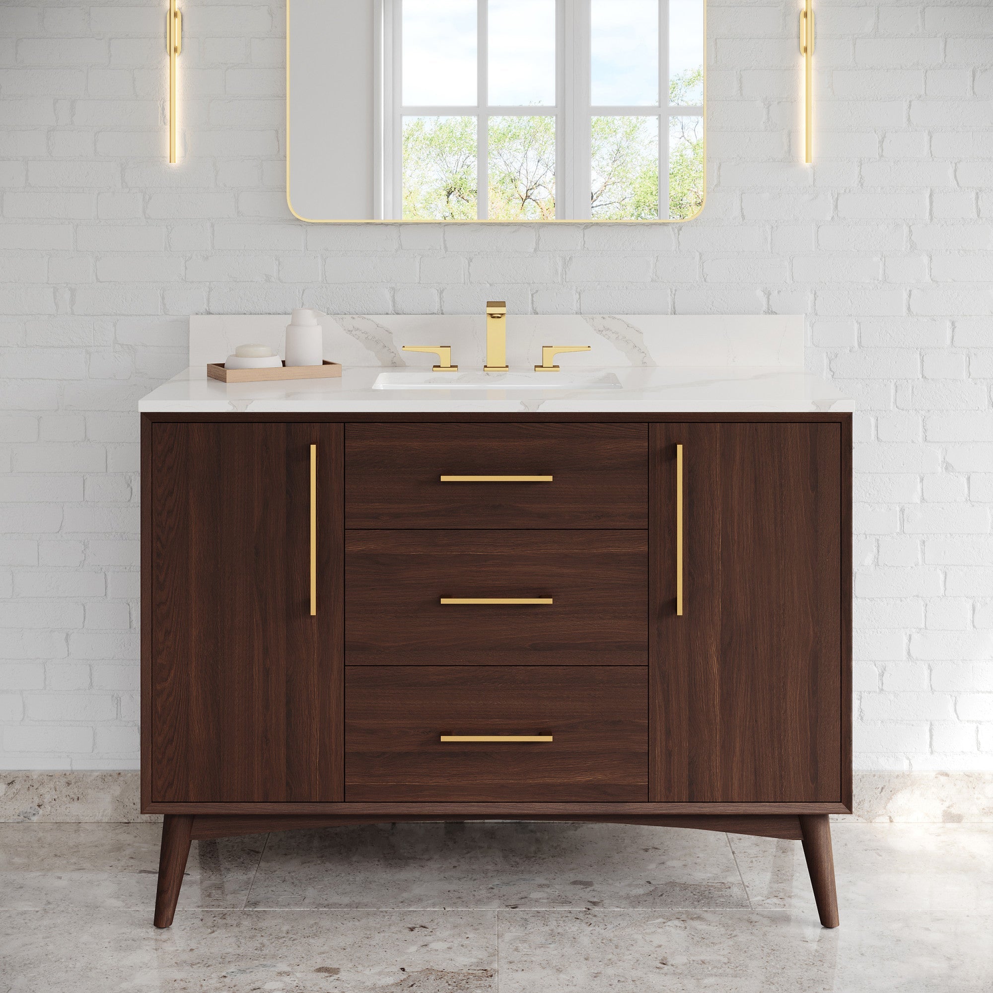 48" Dashwood Vanity – Dark Walnut